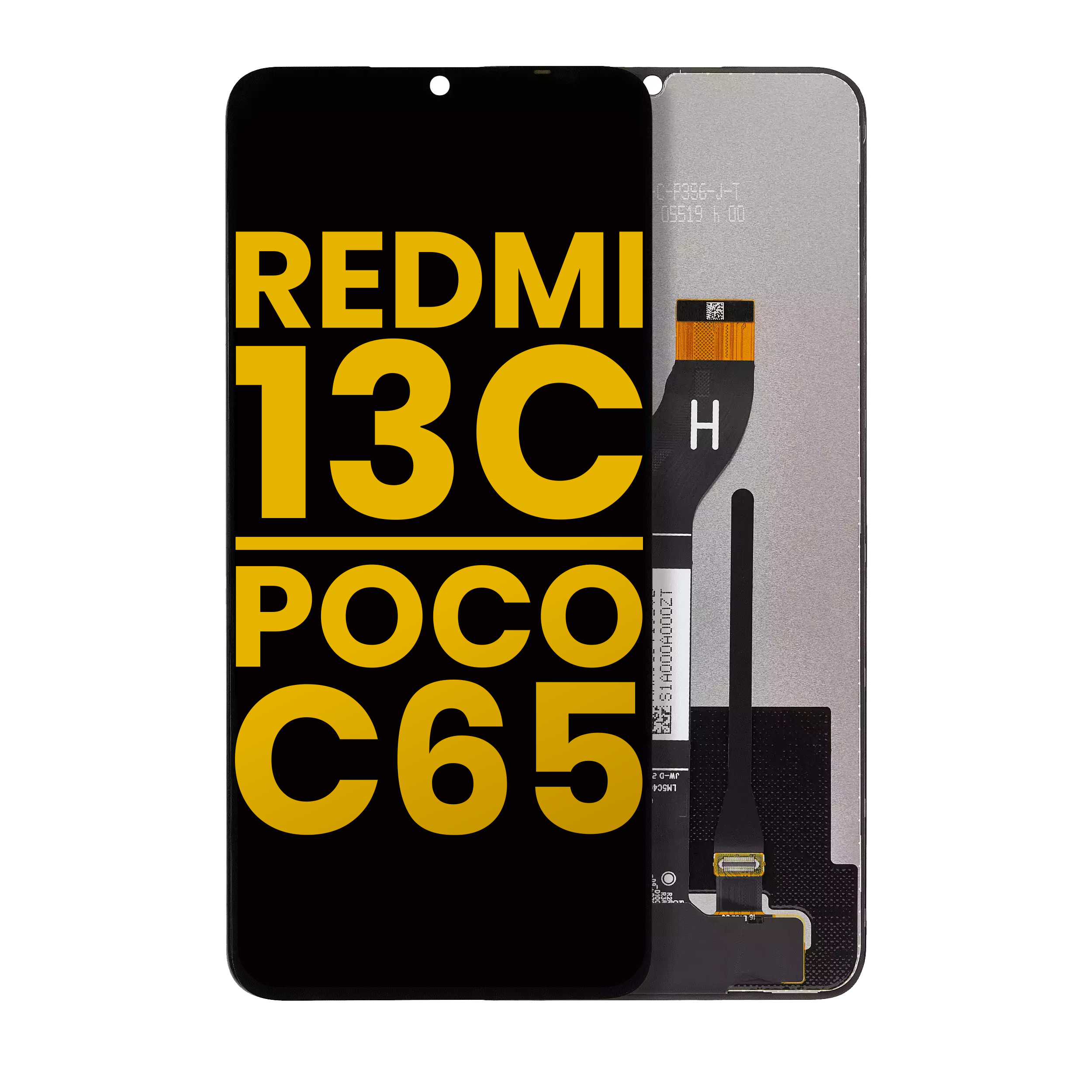 LCD Assembly Without Frame For Xiaomi Redmi 13C 4G / Xiaomi Poco C65 (Refurbished) (All Colors)