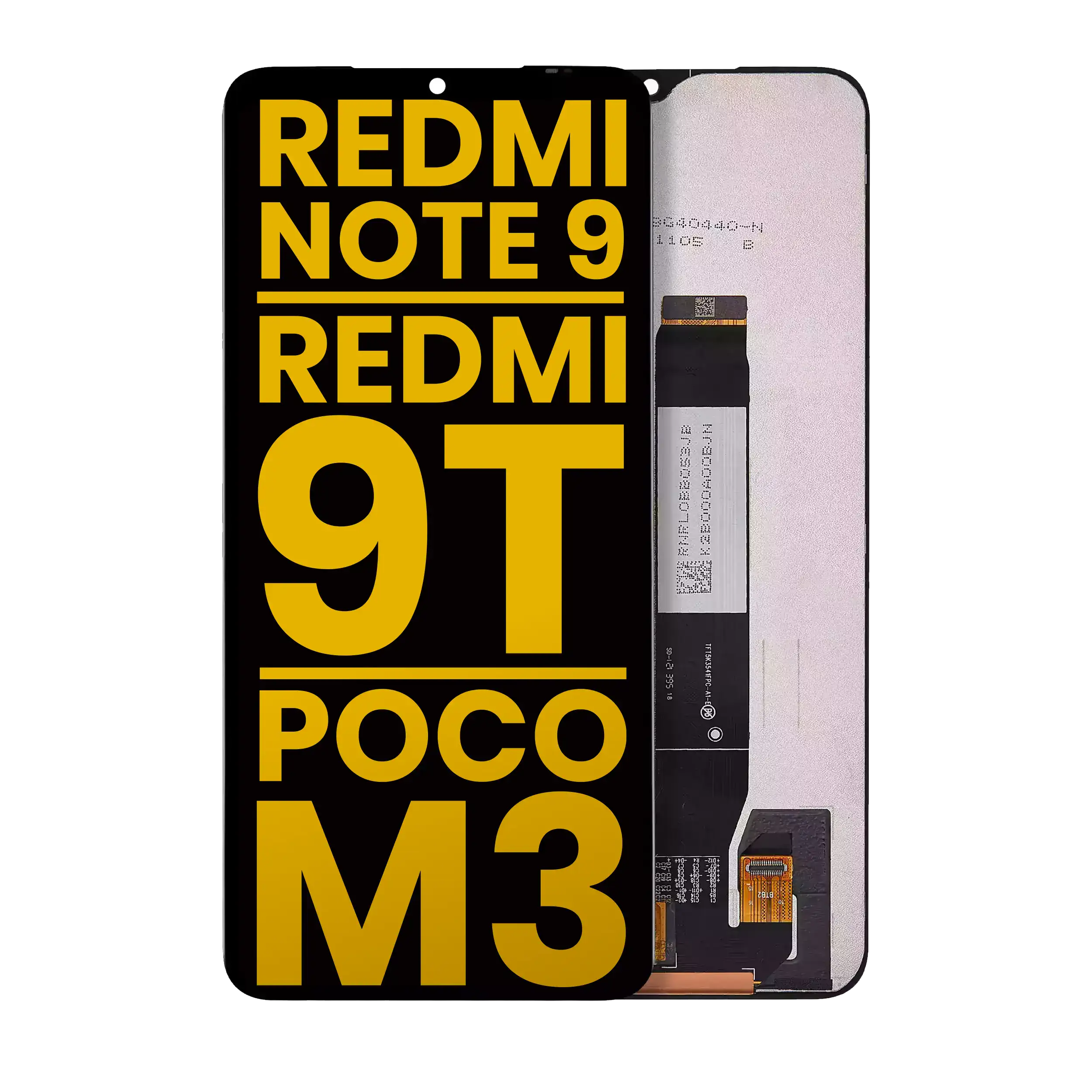 LCD Assembly Without Frame Compatible For Xiaomi Redmi Note 9 4G / Redmi 9T / Poco M3 / Redmi 9 Power (Refurbished) (All Colors)
