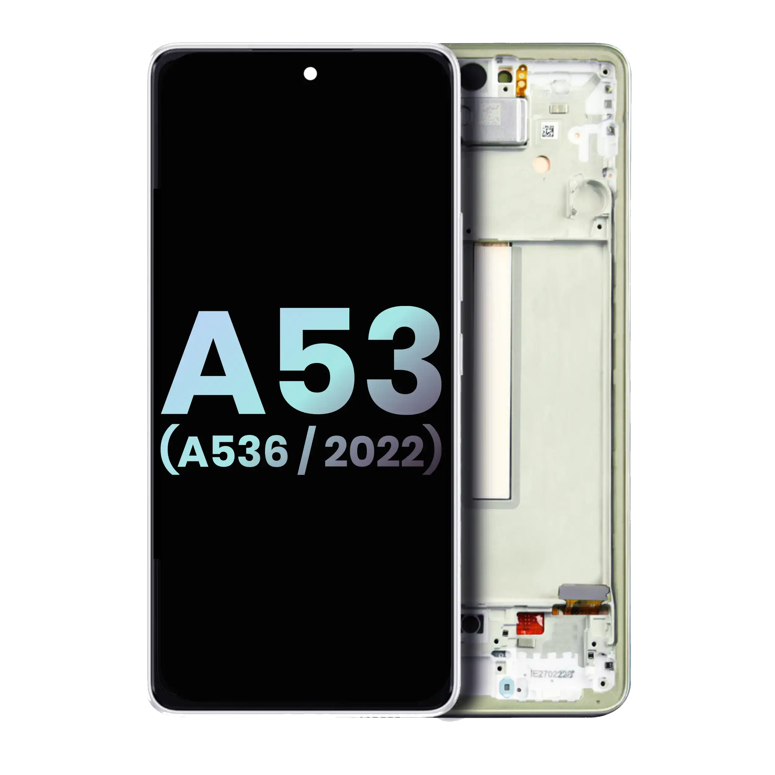 OLED Assembly With Frame For Samsung Galaxy A53 5G (A536 / 2022) (Service Pack) (White)