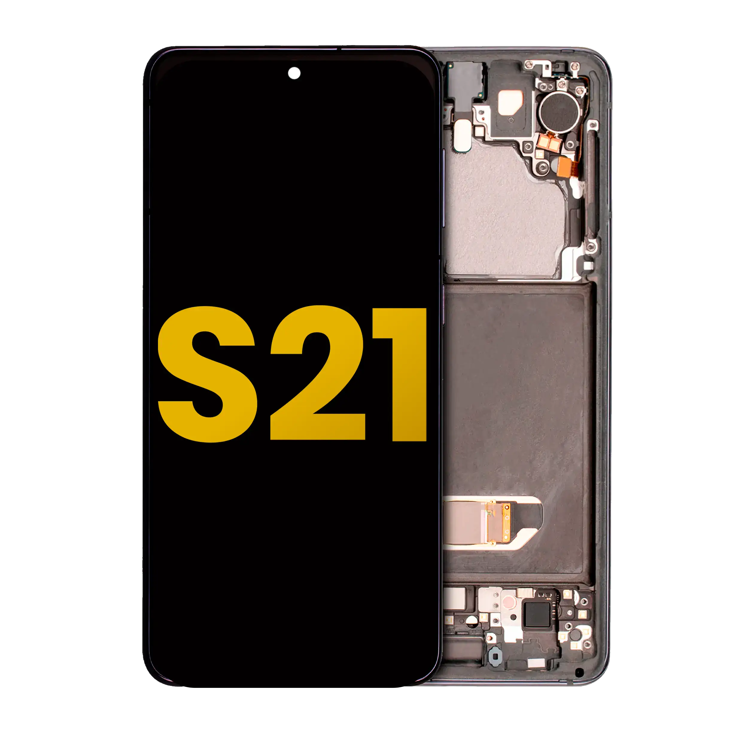 OLED Assembly With Frame For Samsung Galaxy S21 5G (Refurbished) (Phantom Gray)