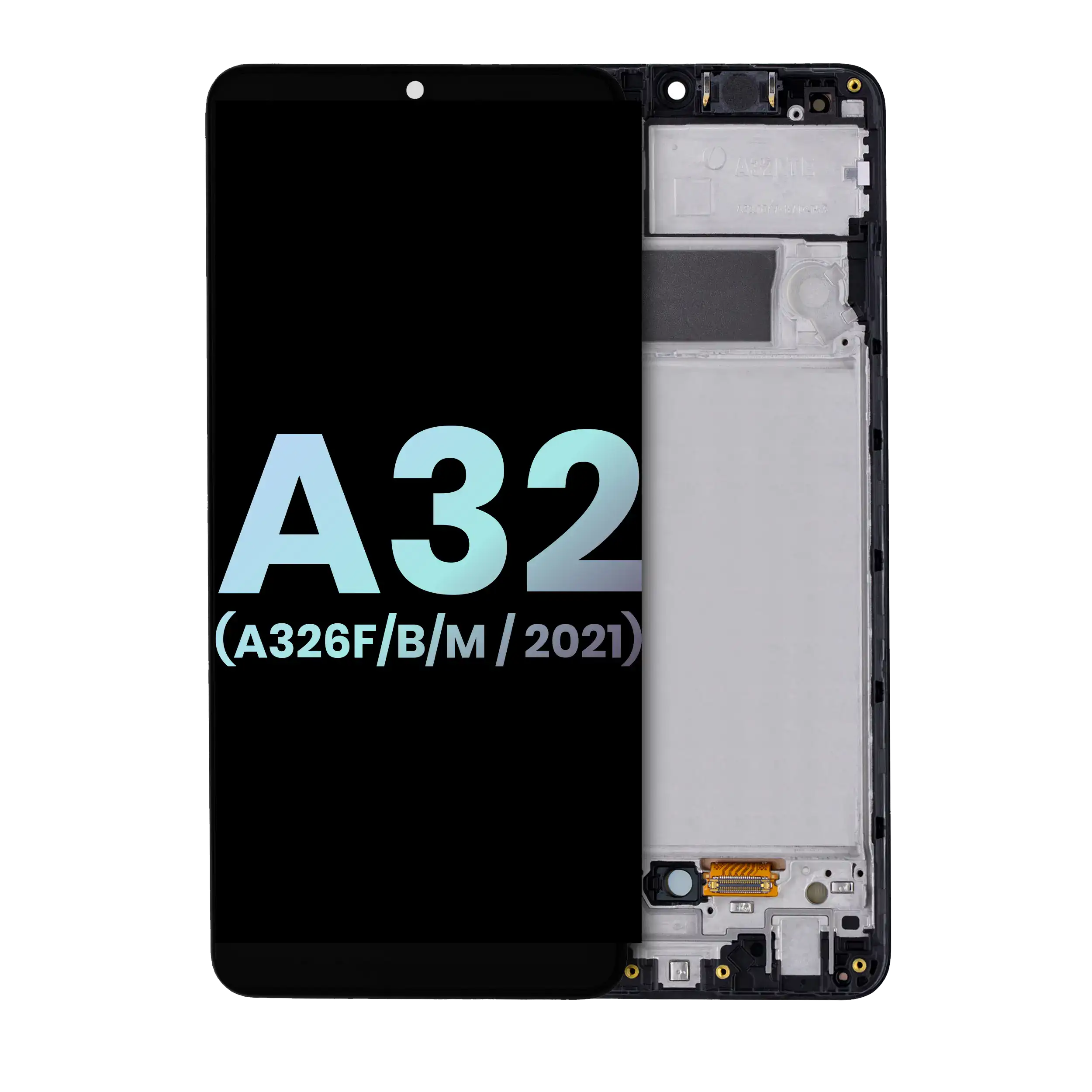 LCD Assembly With Frame For Samsung Galaxy A32 5G (A326F/B/M / 2021) (International Dual Sim Model) (Service Pack) (Awesome Black)