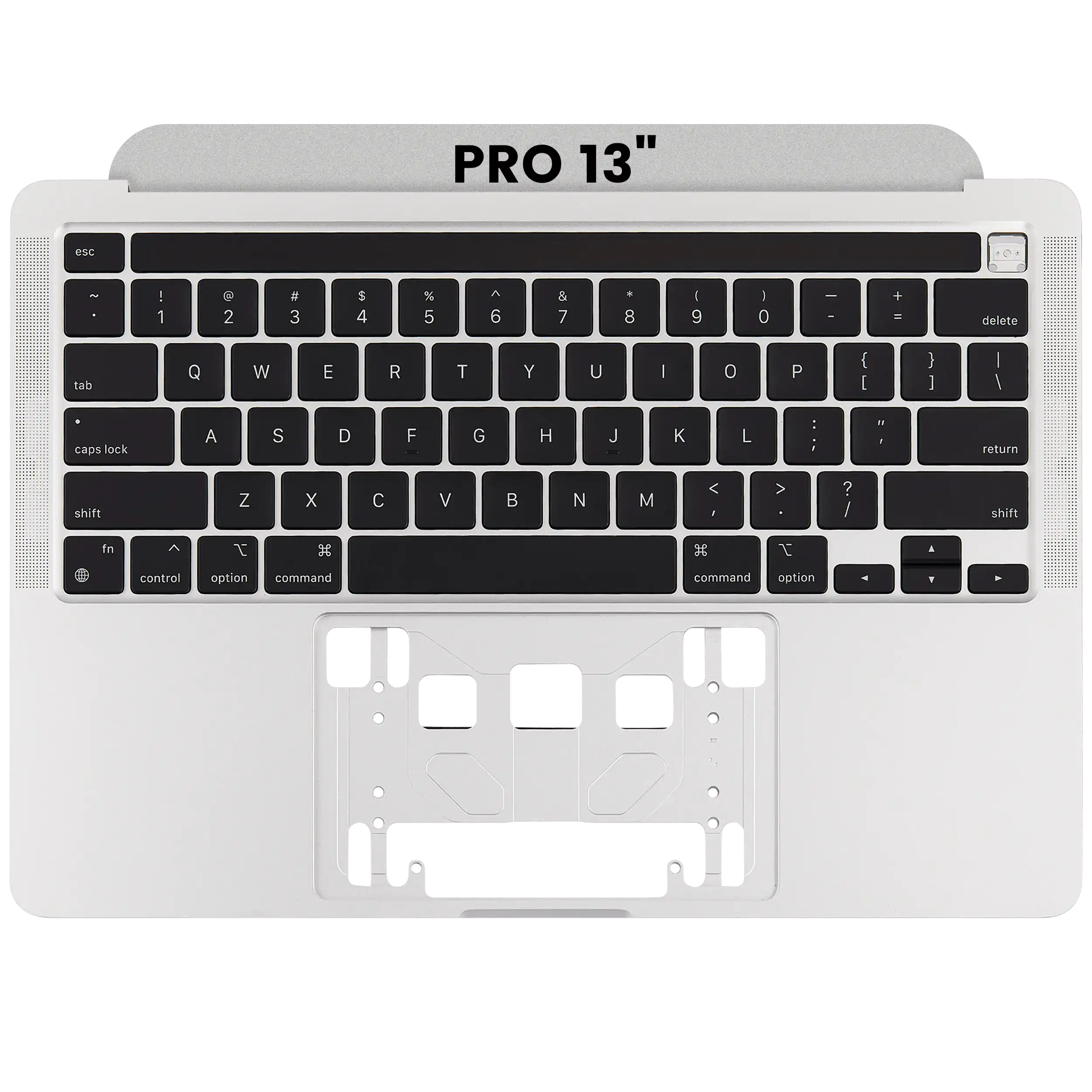 Top Case With Keyboard For MacBook Pro 13" A2338 (2020)  / (US English) (Silver)
