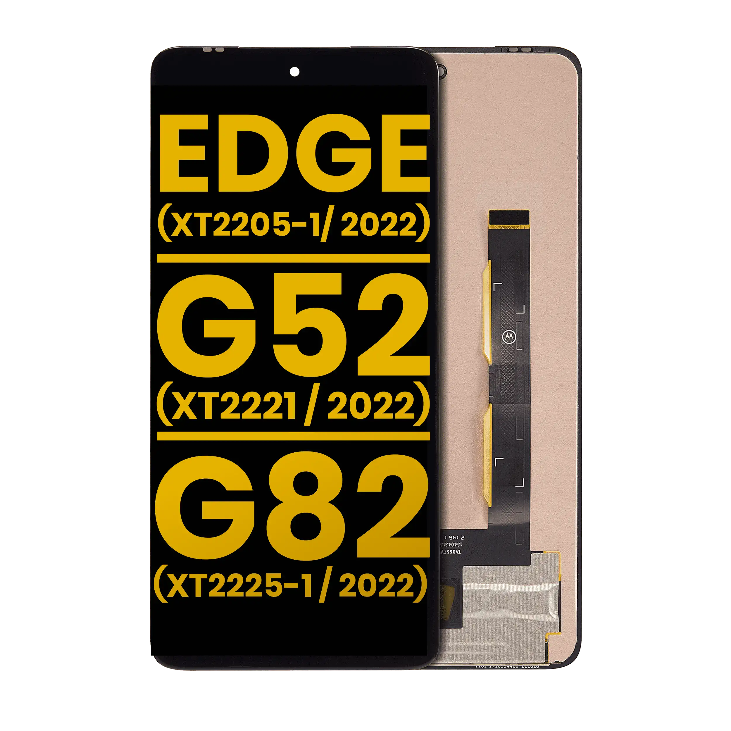OLED Assembly Without Frame For Motorola Moto Edge (XT2205-1/ 2022) / G52 (XT2221 / 2022) / G82 5G (XT2225-1 / 2022) (Refurbished) (All Colors)