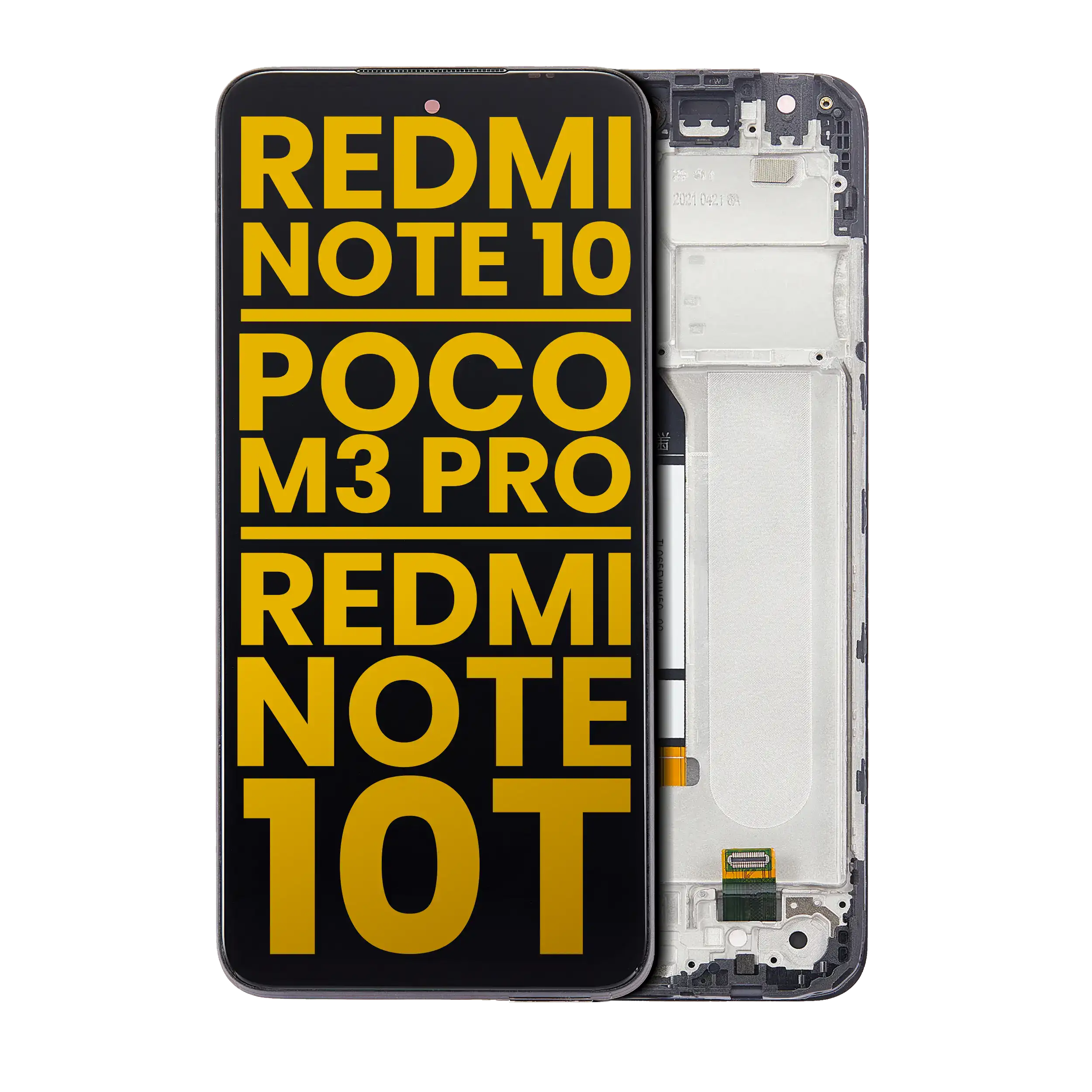LCD Assembly With Frame For Xiaomi Redmi Note 10 5G / Poco M3 Pro 5G / Redmi Note 10T 5G (Aftermarket Plus) (All Colors)