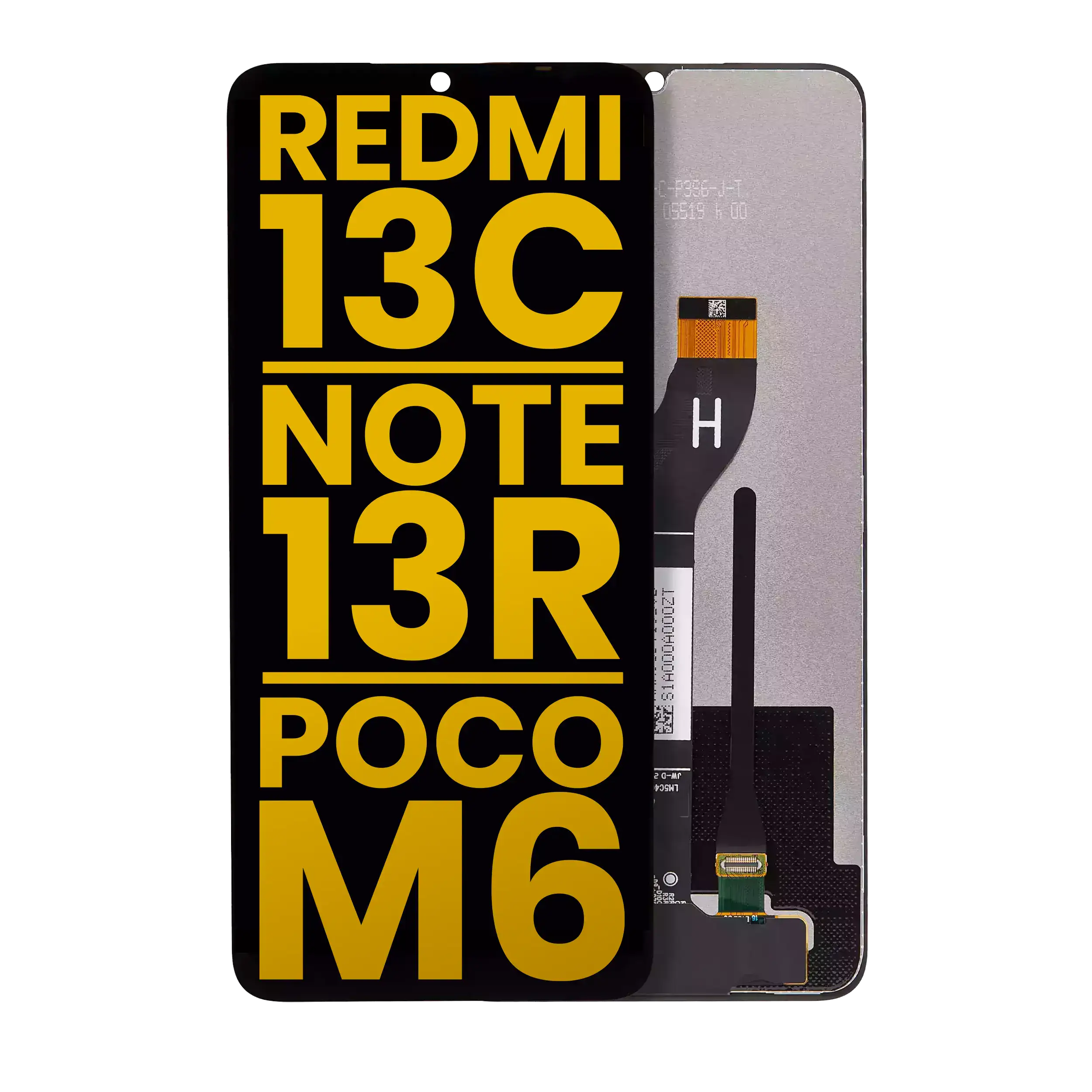 LCD Assembly Without Frame For Xiaomi Redmi 13C 5G / 13R / Poco M6 5G (Refurbished) (All Colors)