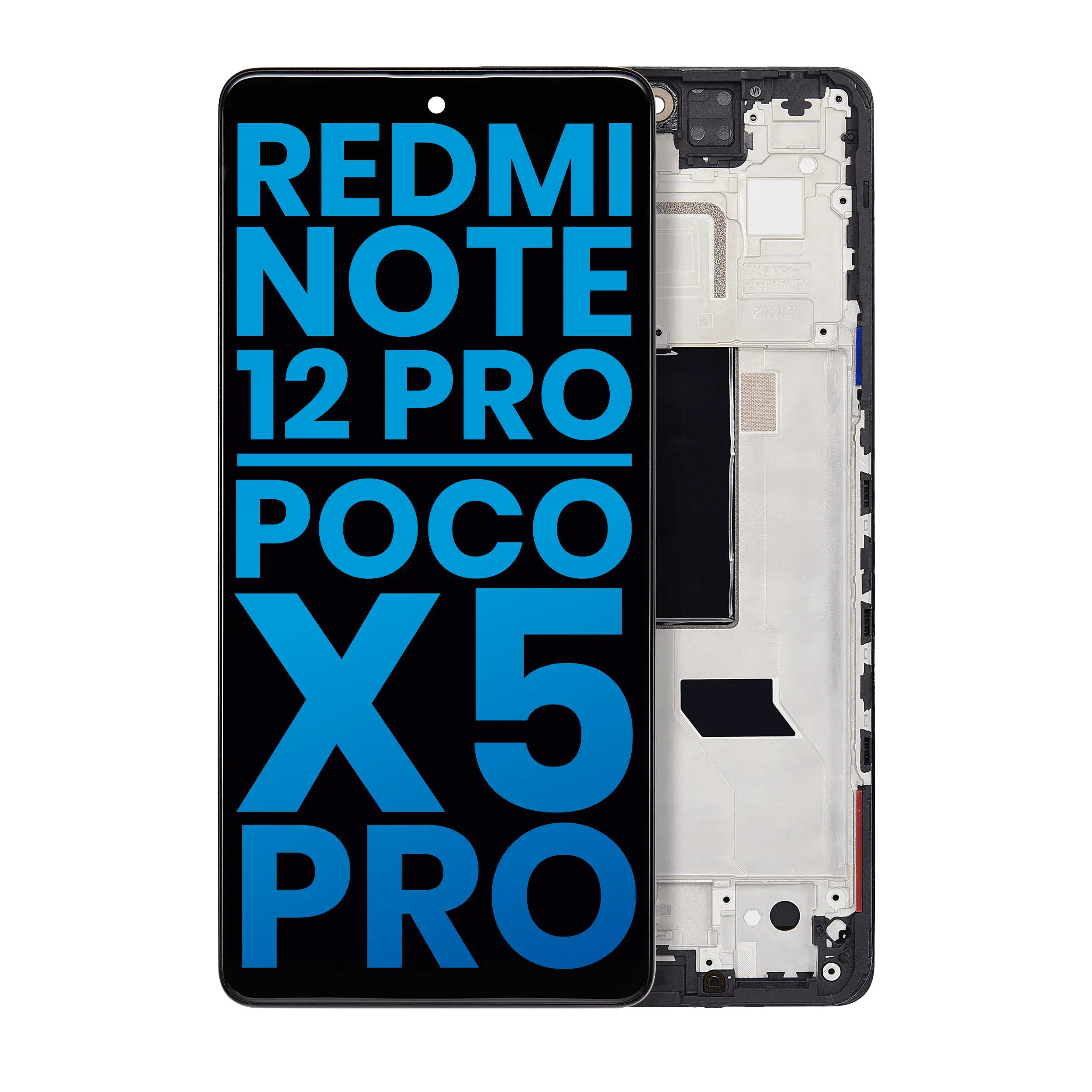 LCD Assembly With Frame For Xiaomi Redmi Note 12 Pro 5G / Redmi Note 12 Pro Speed / Xiaomi Poco X5 Pro (Aftermarket: Incell) (All Colors)
