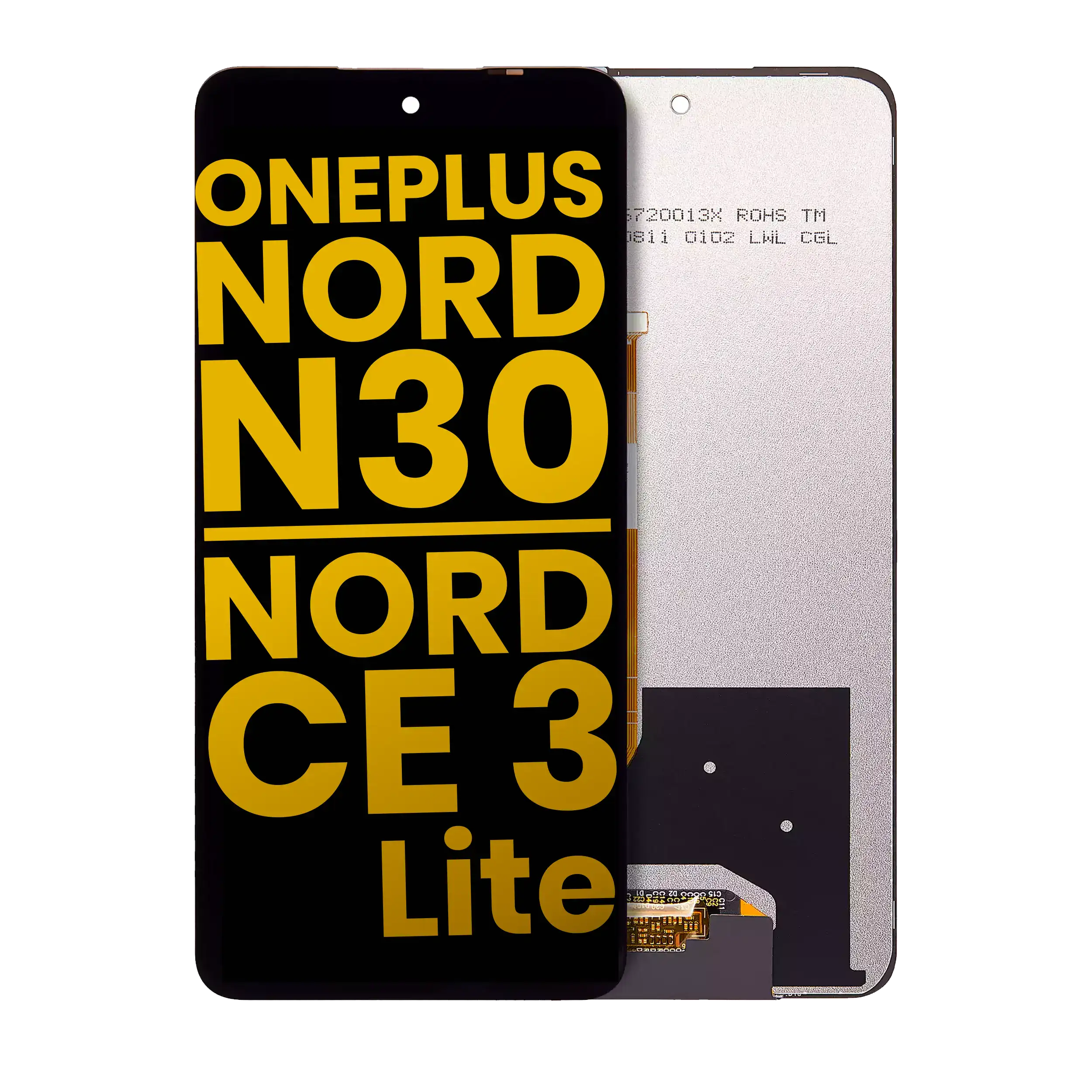 LCD Assembly Without Frame For OnePlus Nord N30 5G / Nord Ce 3 Lite (Refurbished) (All Colors)