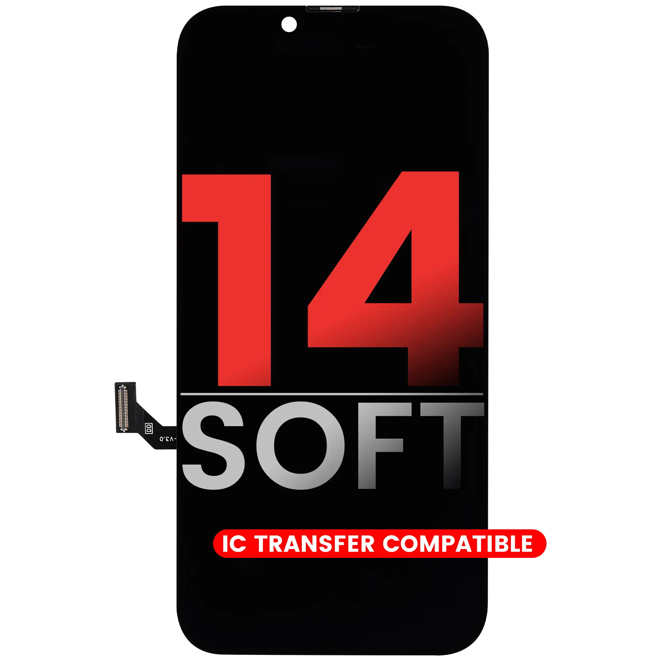 OLED Assembly For iPhone 14 (Aftermarket Plus: Soft)