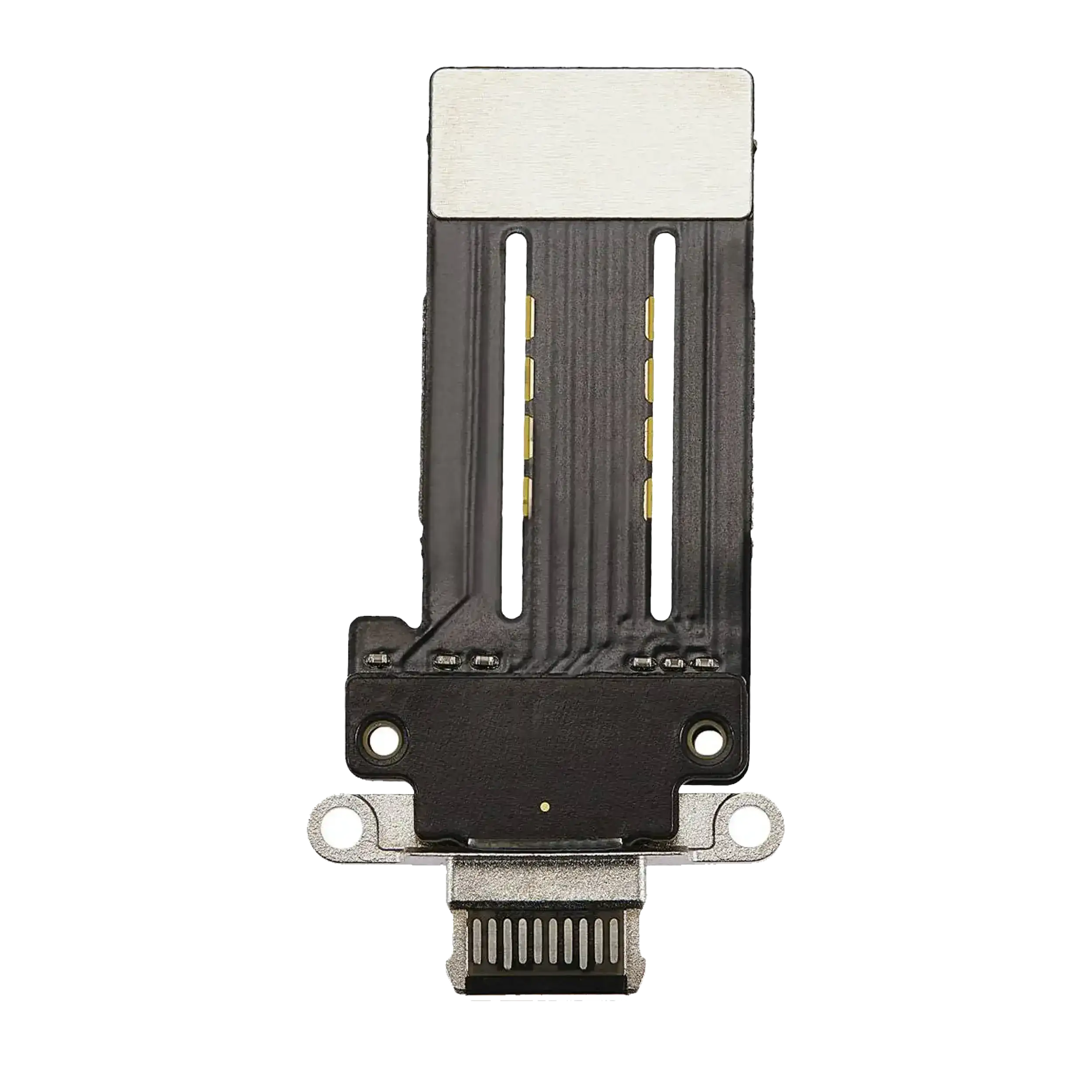 Charging Port Flex Cable For iPad Pro 11" 3rd Gen (2021) / Pro 11" 4th Gen (2022) / iPad Pro 12.9" 5th Gen (2021) / Pro 12.9" 6th Gen (2022) (Space Gray) (Aftermarket Plus)
