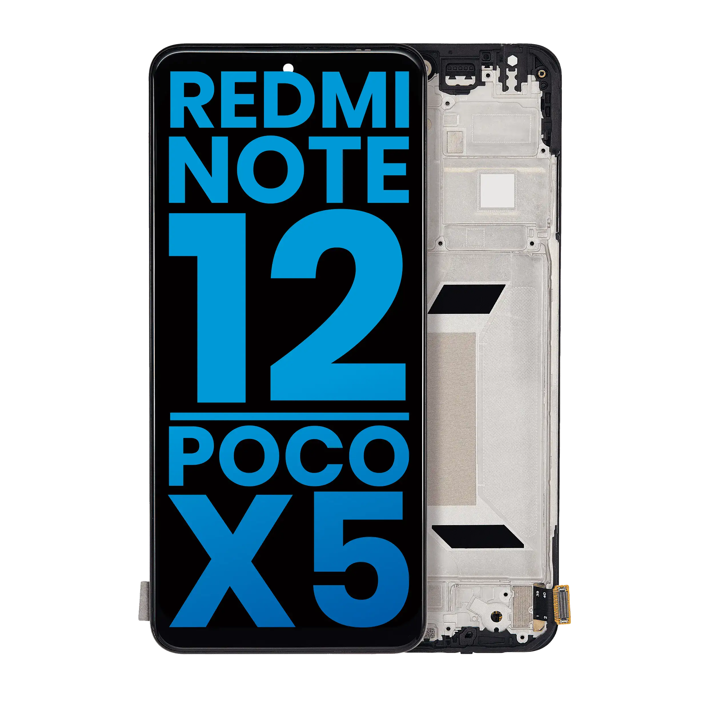 LCD Assembly With Frame For Xiaomi Redmi Note 12 5G / Poco X5 (Aftermarket: Incell) (All Colors)