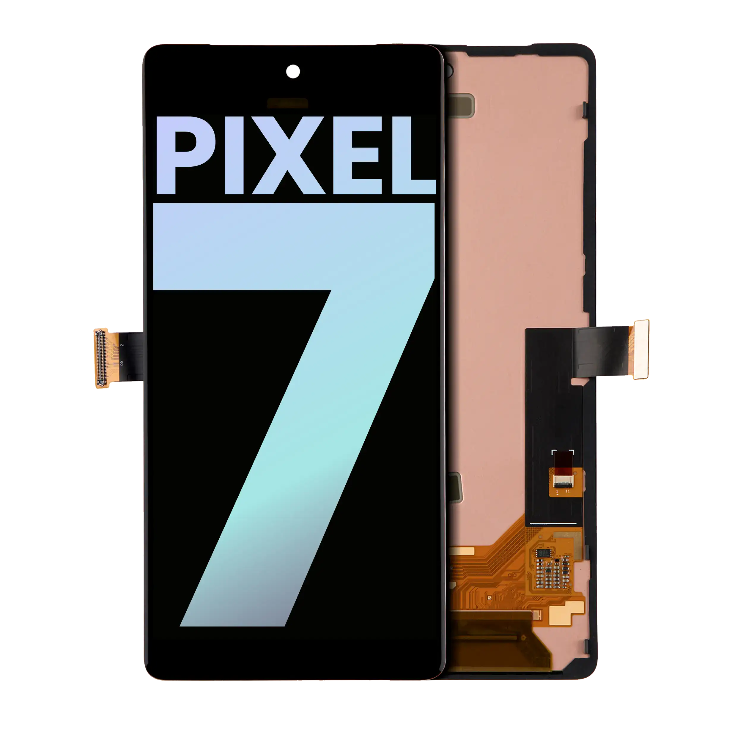 OLED Assembly With Frame (With Fingerprint Sensor) For Google Pixel 7 (Genuine OEM) (All Colors)