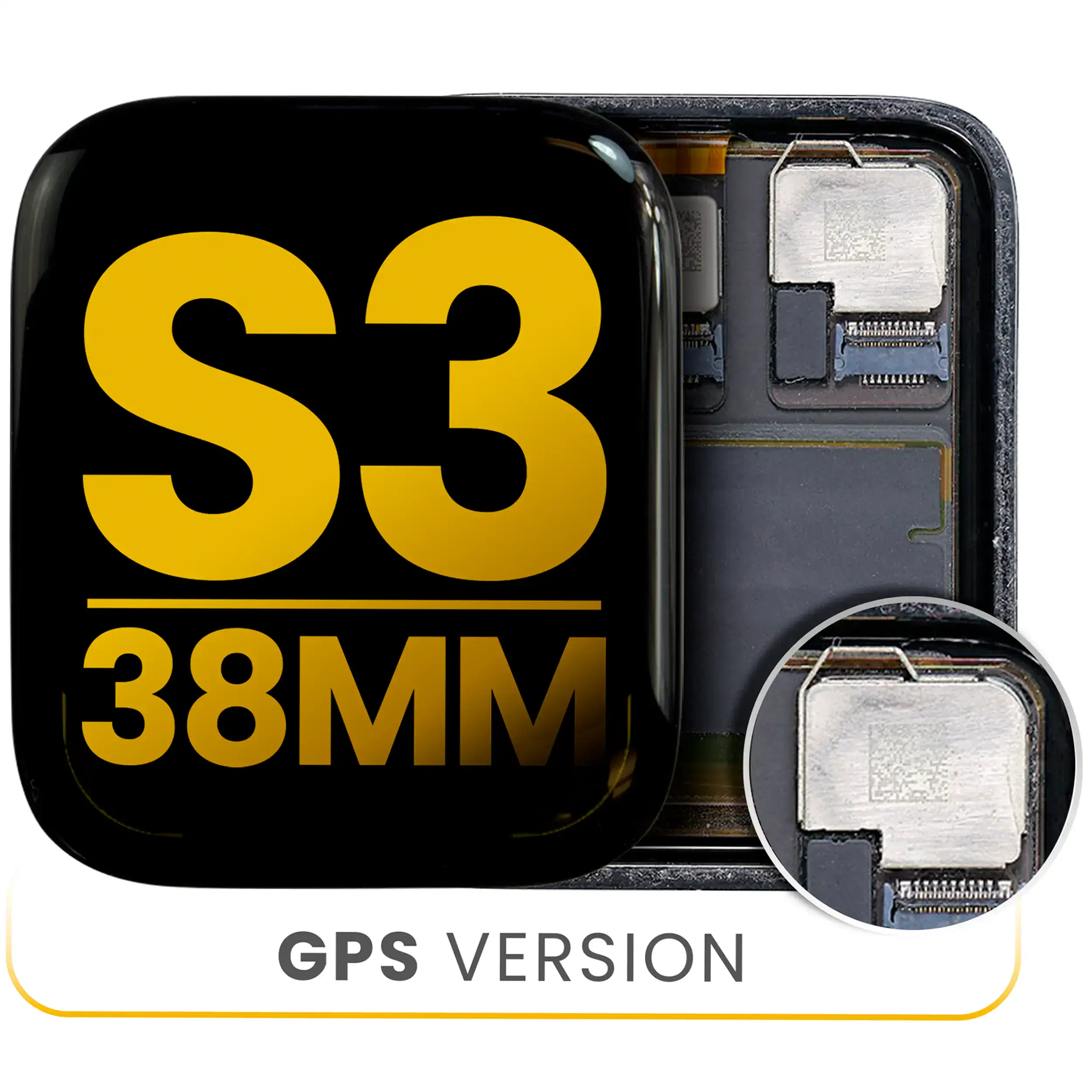 OLED Assembly For Watch Series 3 (38MM) (GPS Version) (Premium)