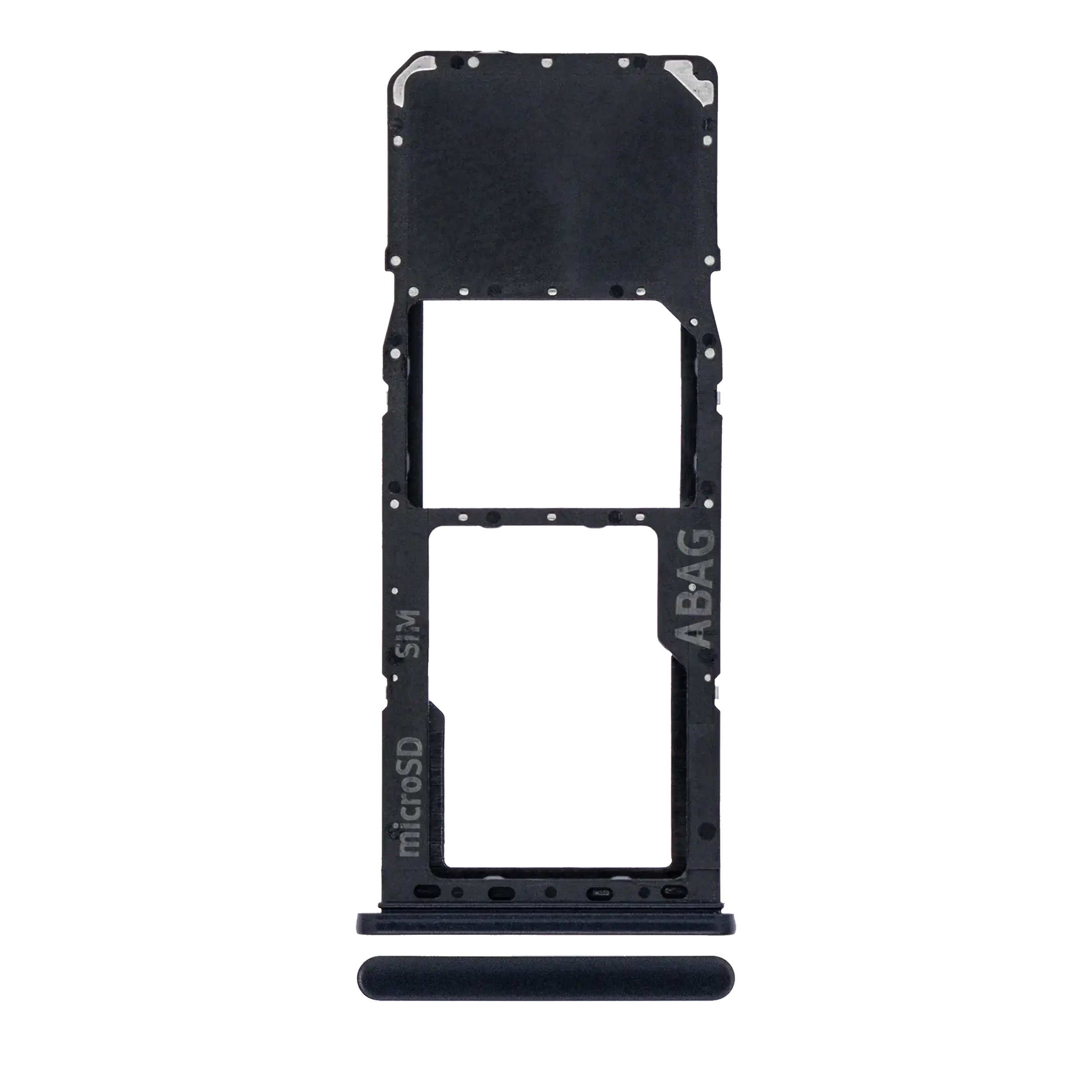 Single Sim Card Tray For Samsung Galaxy A21S (A217 / 2020) (Black)