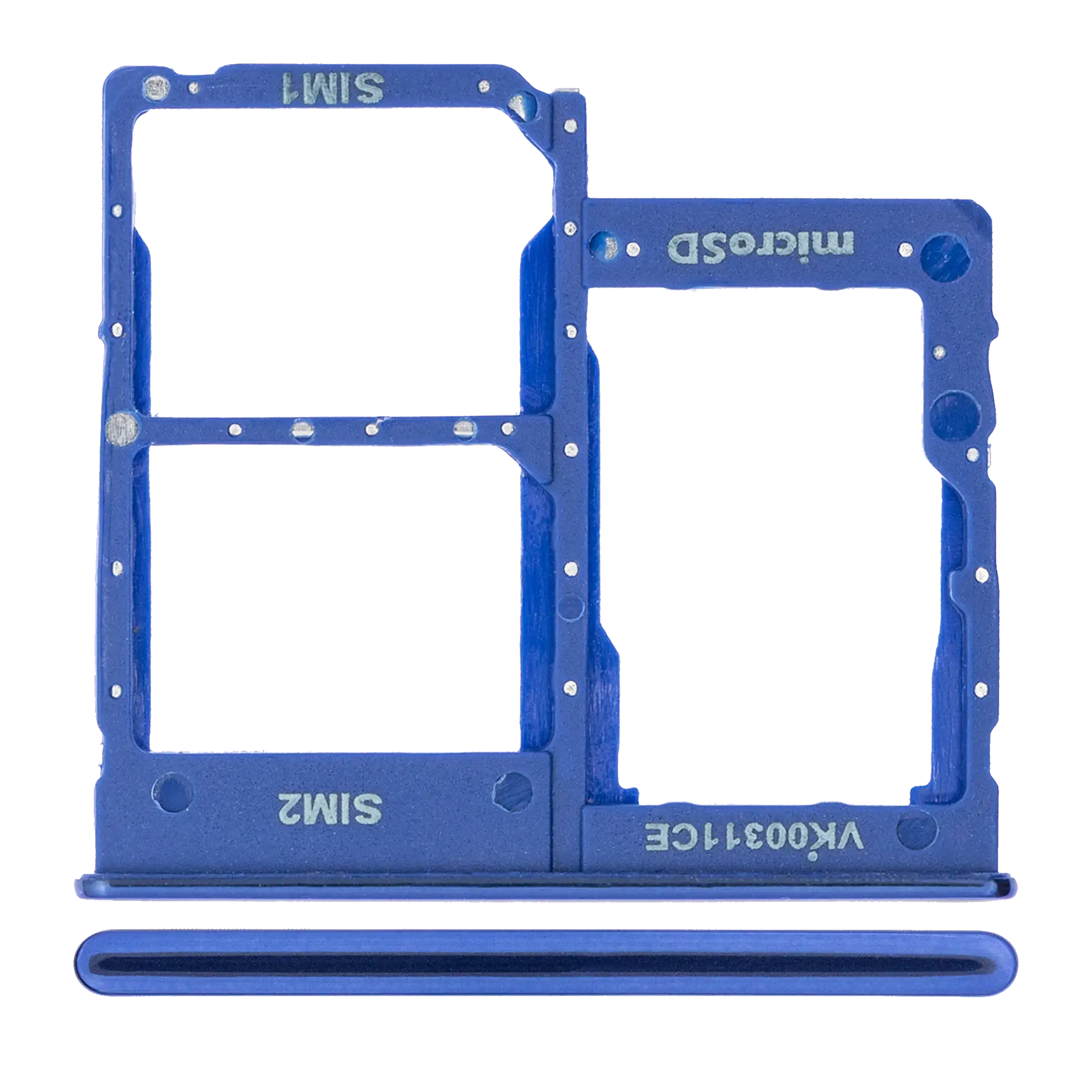 Dual Sim Card Tray For Samsung Galaxy A40 (A405 / 2019) (Blue)
