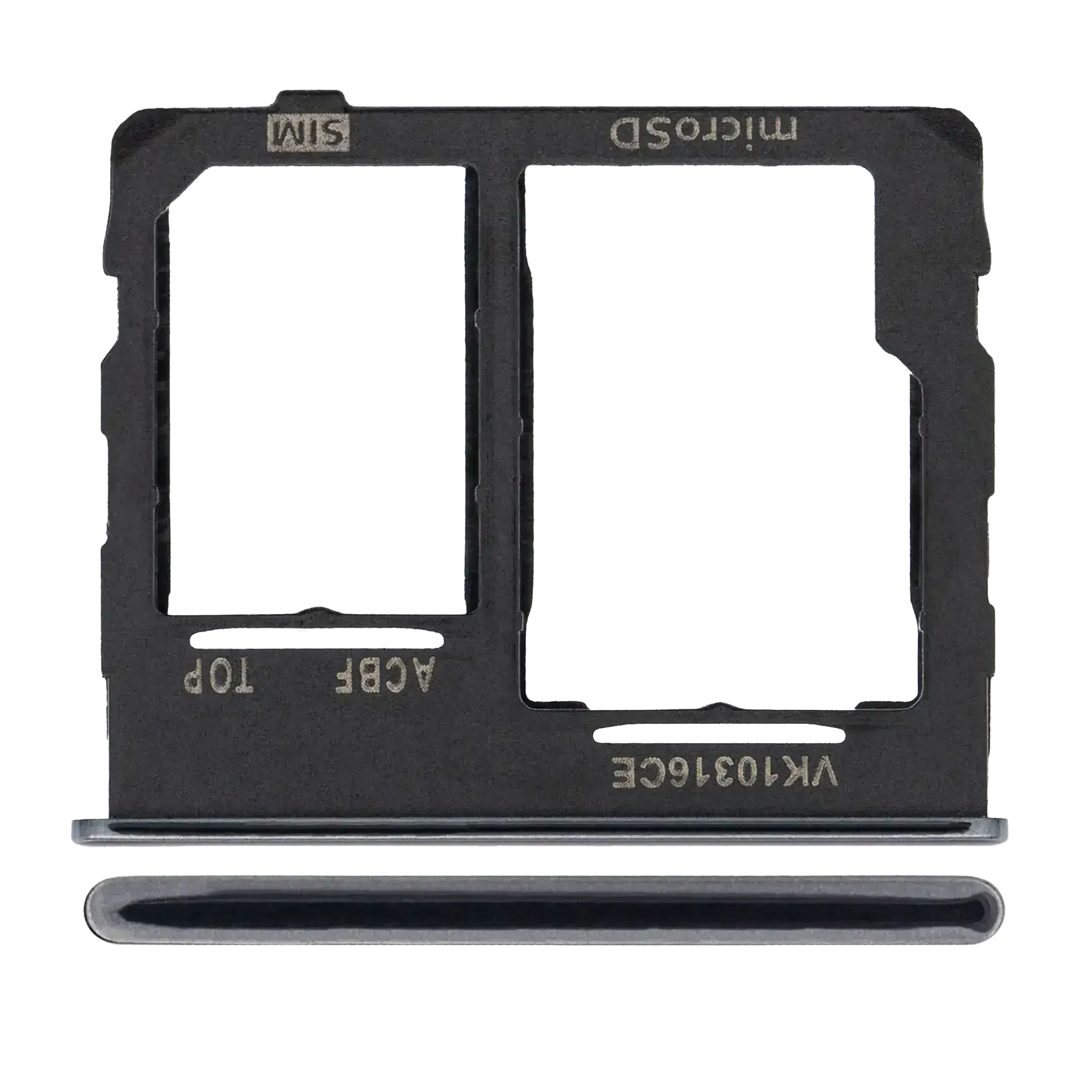 Single Sim Card Tray For Samsung Galaxy A32 5G (A326 / 2021) (Awesome Black)