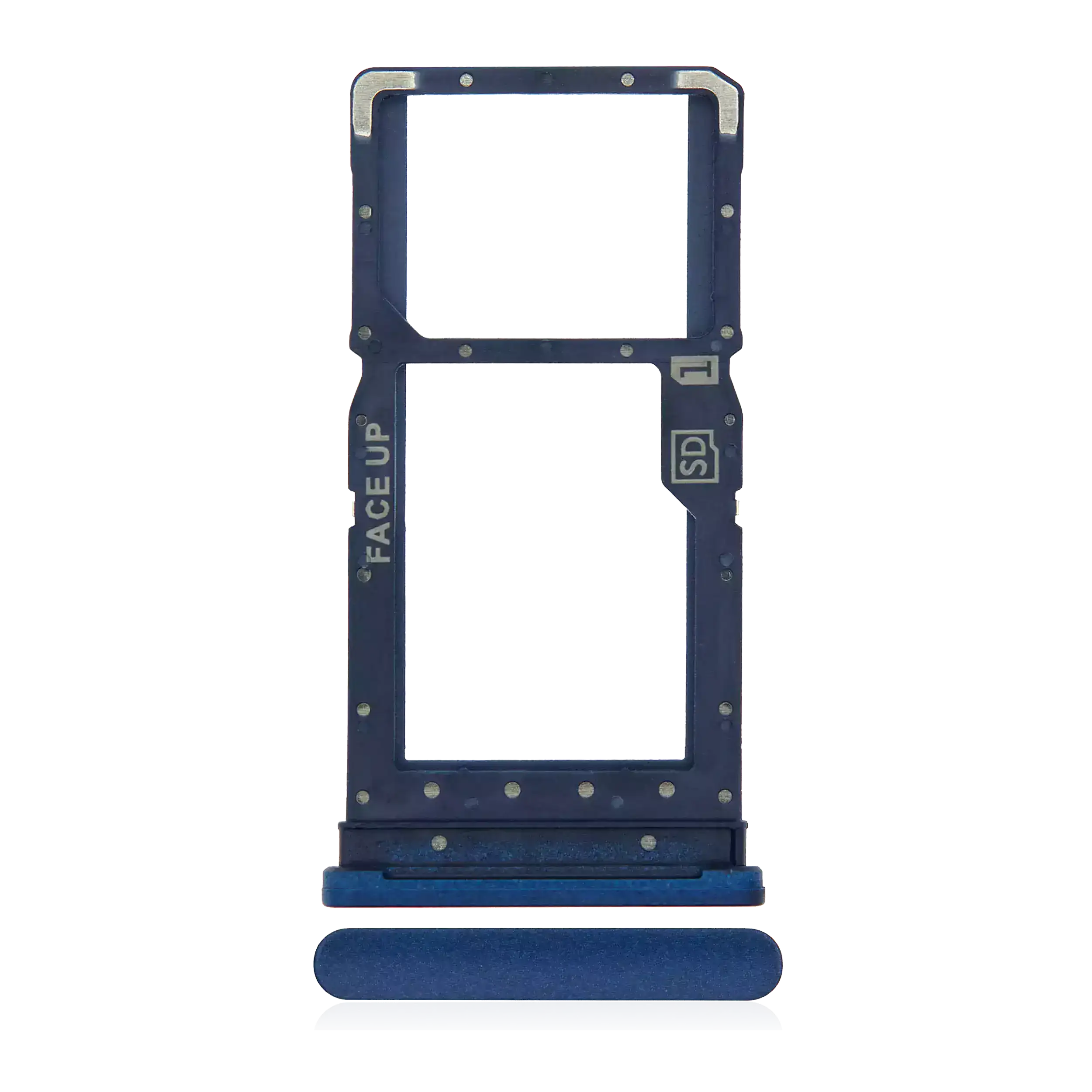 Sim Card Tray For Motorola Moto G Play (XT2093 / 2021) (Genuine OEM) (Misty Blue)