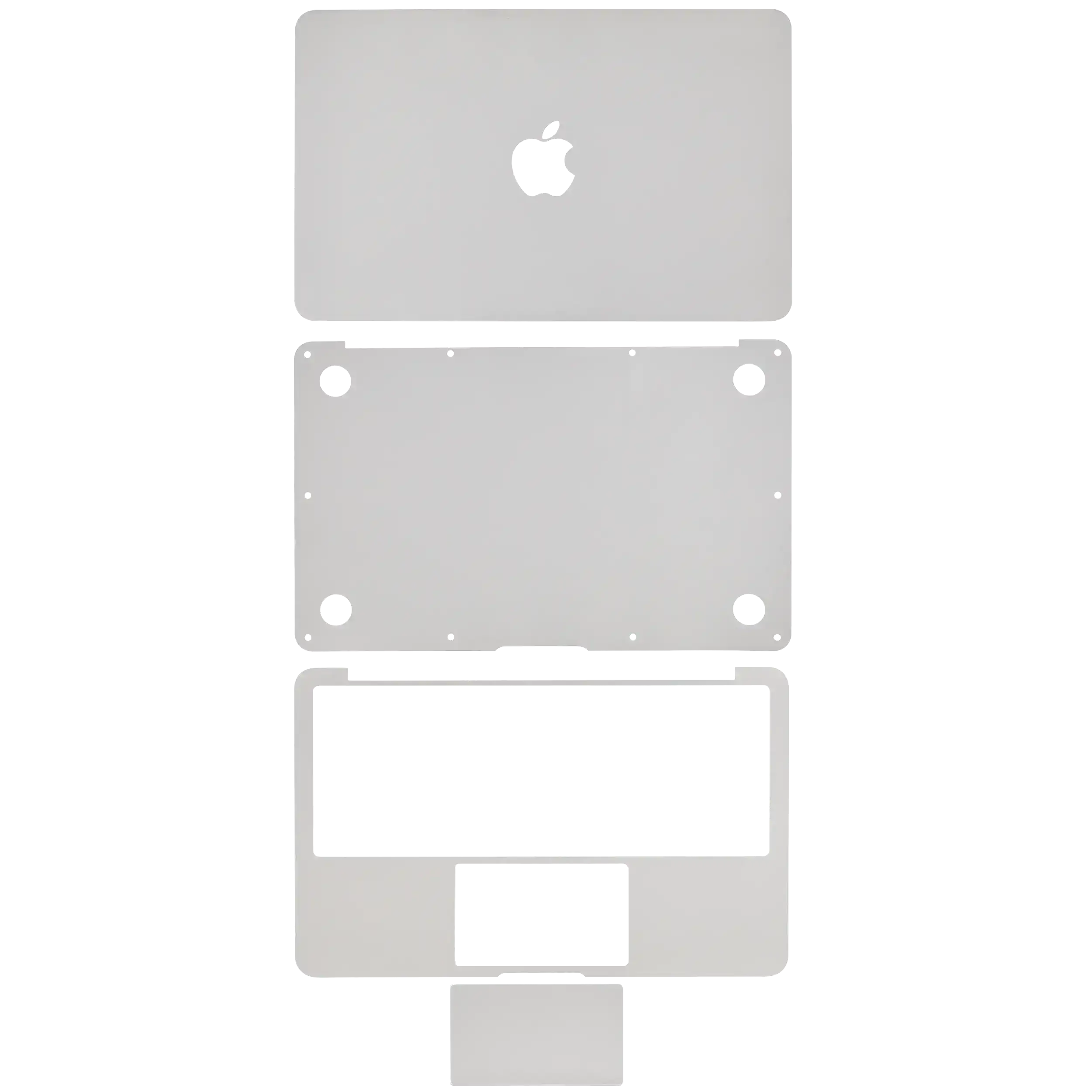 4in1 (Top, Bottom, Keyboard, Trackpad) Skin For Macbook Air 11" A1465 (2012-2015) / A1370 (2010-2011)