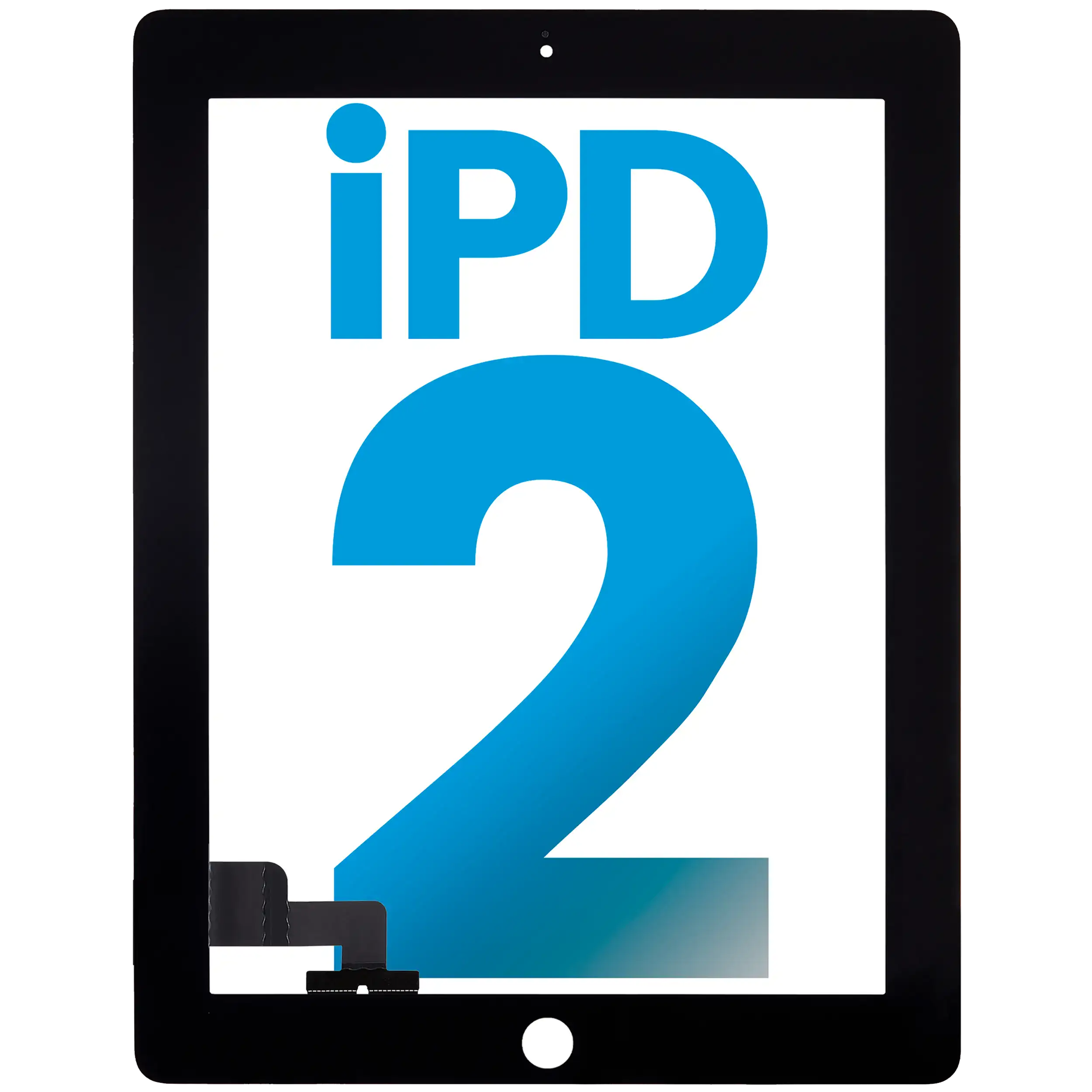 Digitizer For iPad 2 (Aftermarket) (Black)