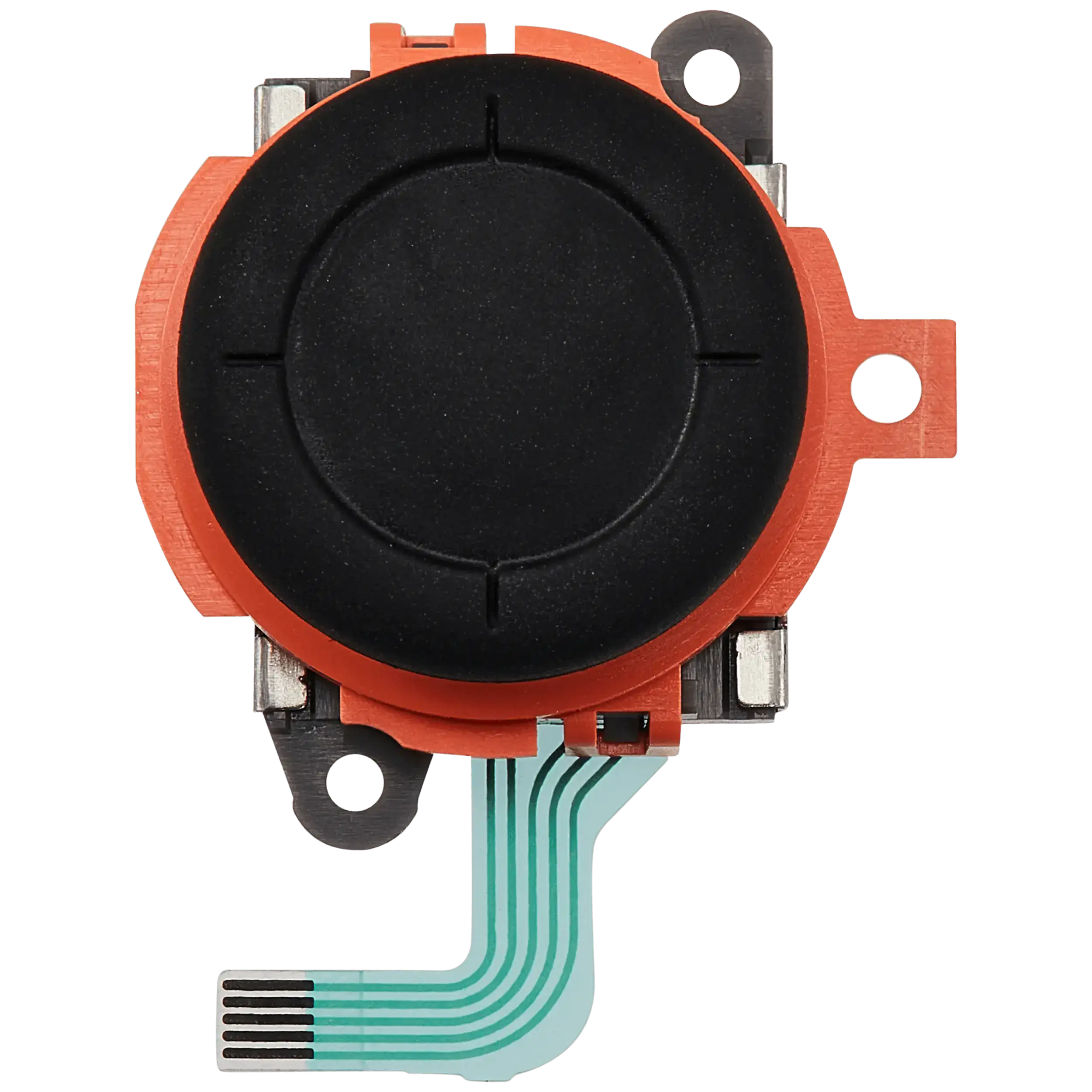 3D Analog Joystick Cap Thumbstick for Nintendo Switch 2 Joy Con Controller (Orange)