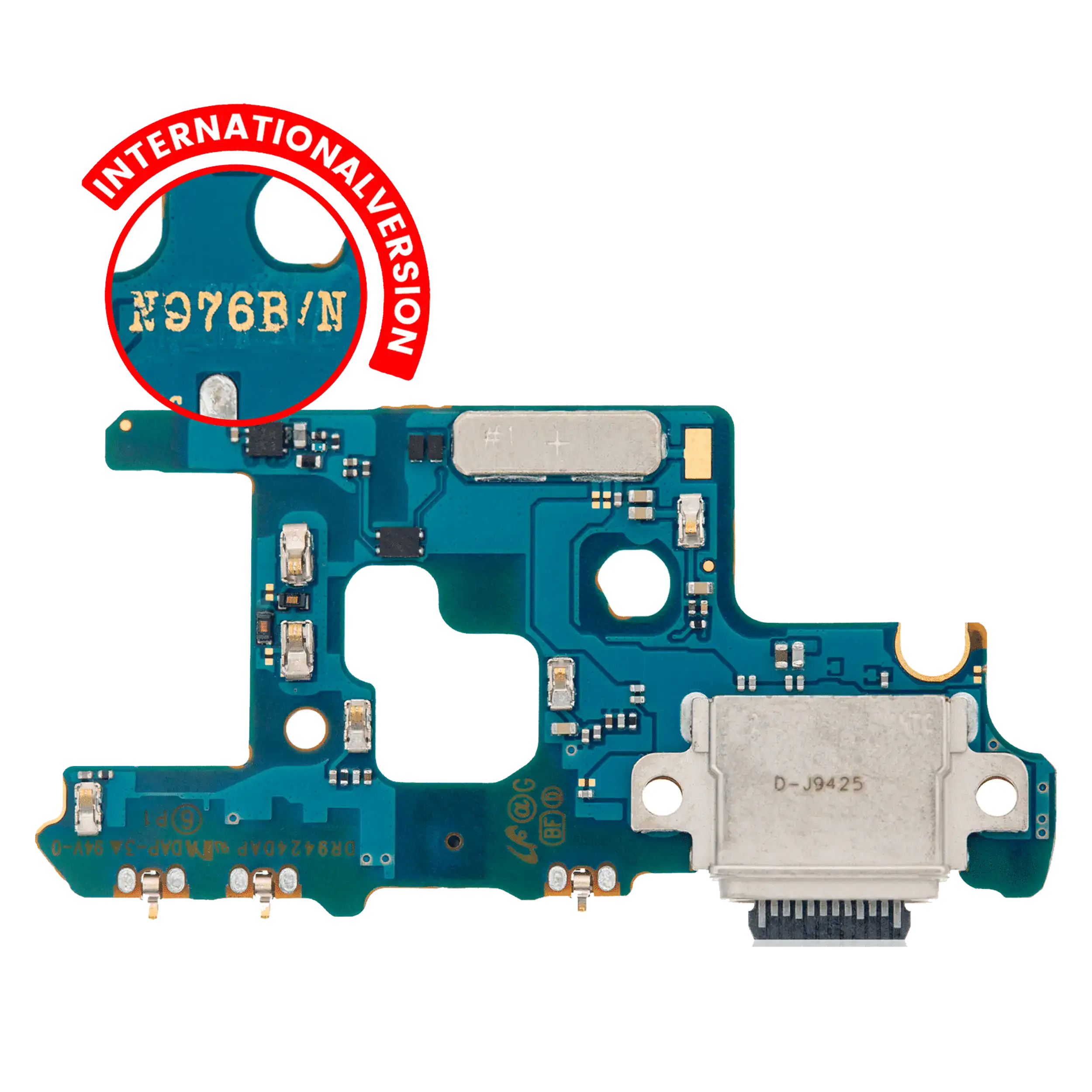 Charging Port With Board For Samsung Galaxy Note 10 Plus 5G (N976B/N) (International Version) (Premium)