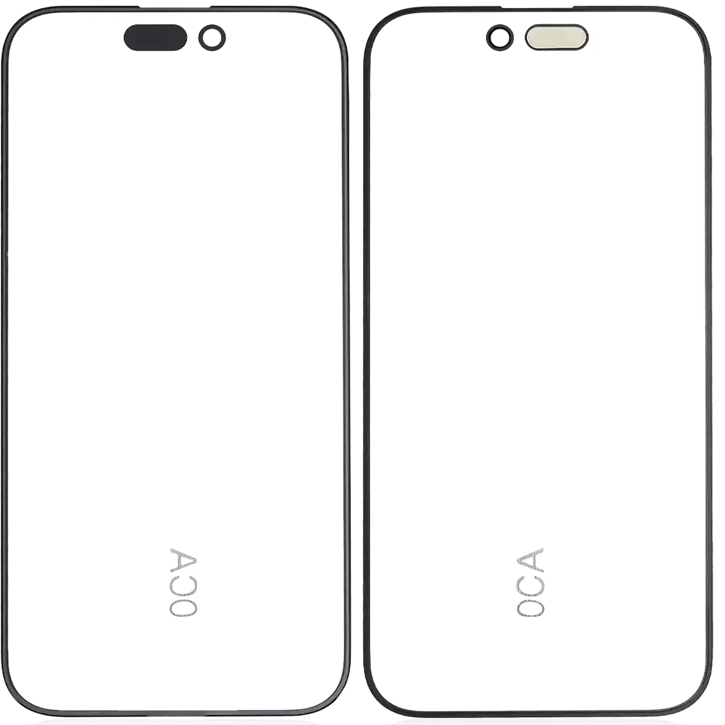 Frame only compatible For iPhone 15 (10 Pack) (OCA Master)