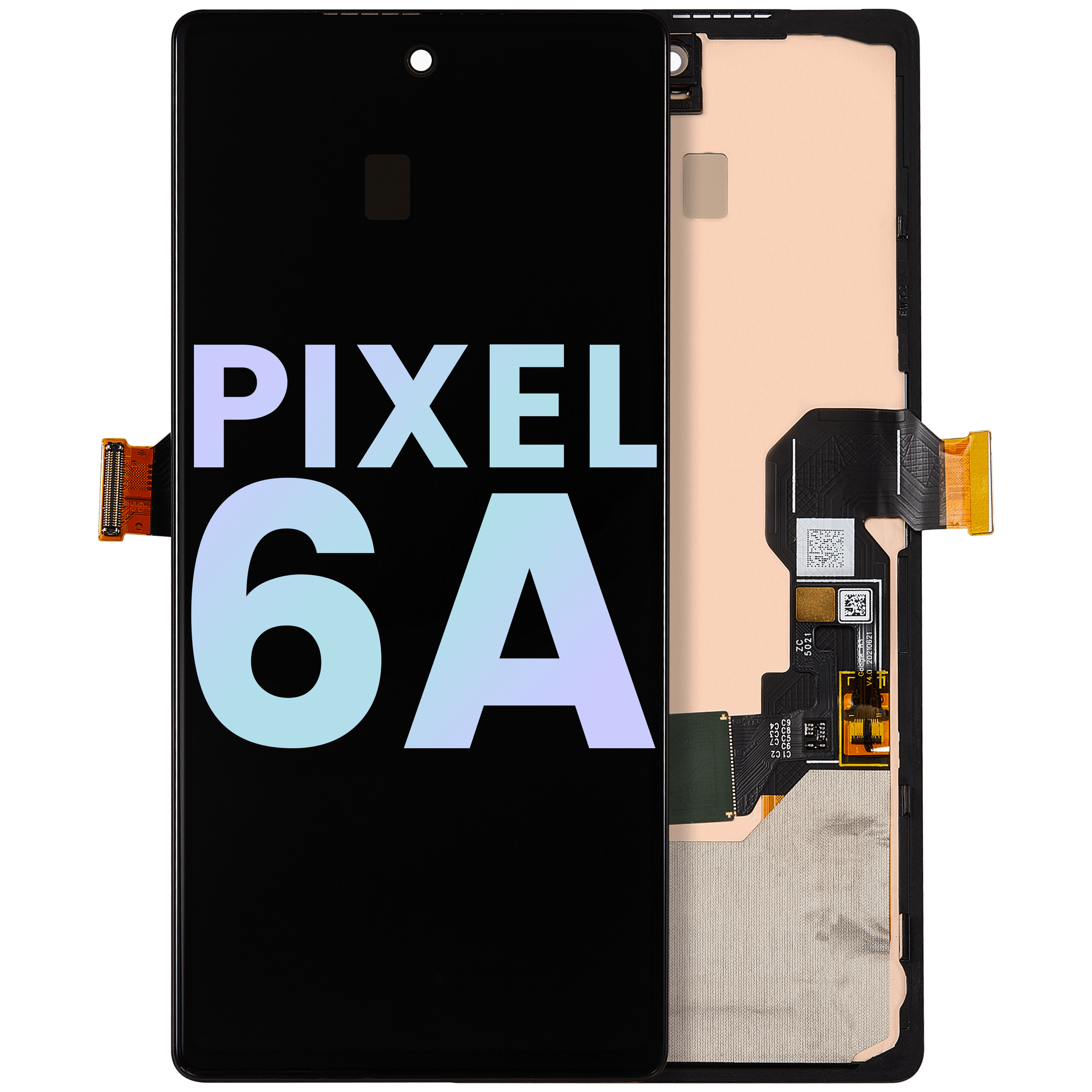 OLED Assembly With Frame (With Fingerprint Sensor) For Google Pixel 6A (Genuine OEM) (All Colors)
