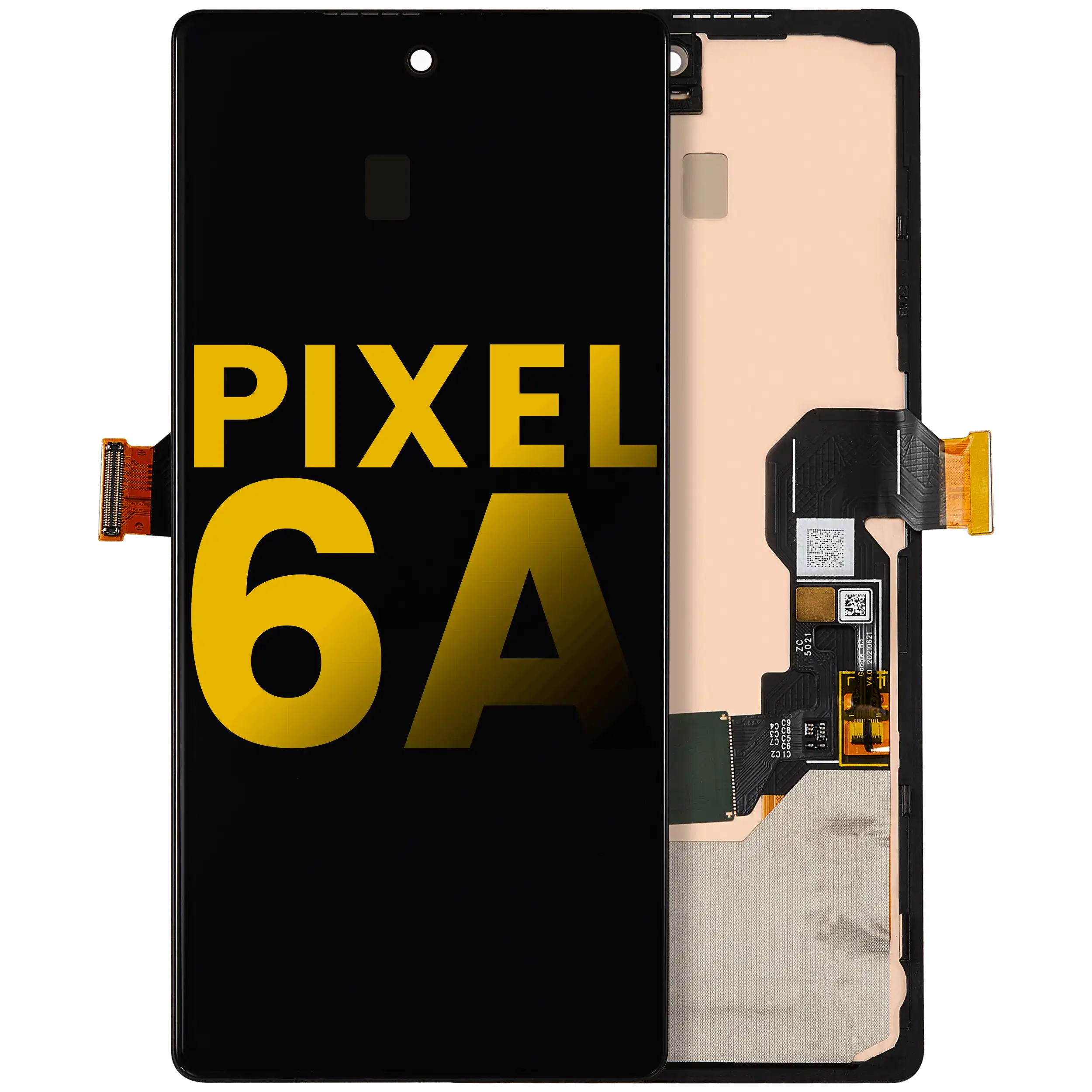 OLED Assembly With Frame (With Fingerprint Sensor) For Google Pixel 6A (Refurbished) (All Colors)