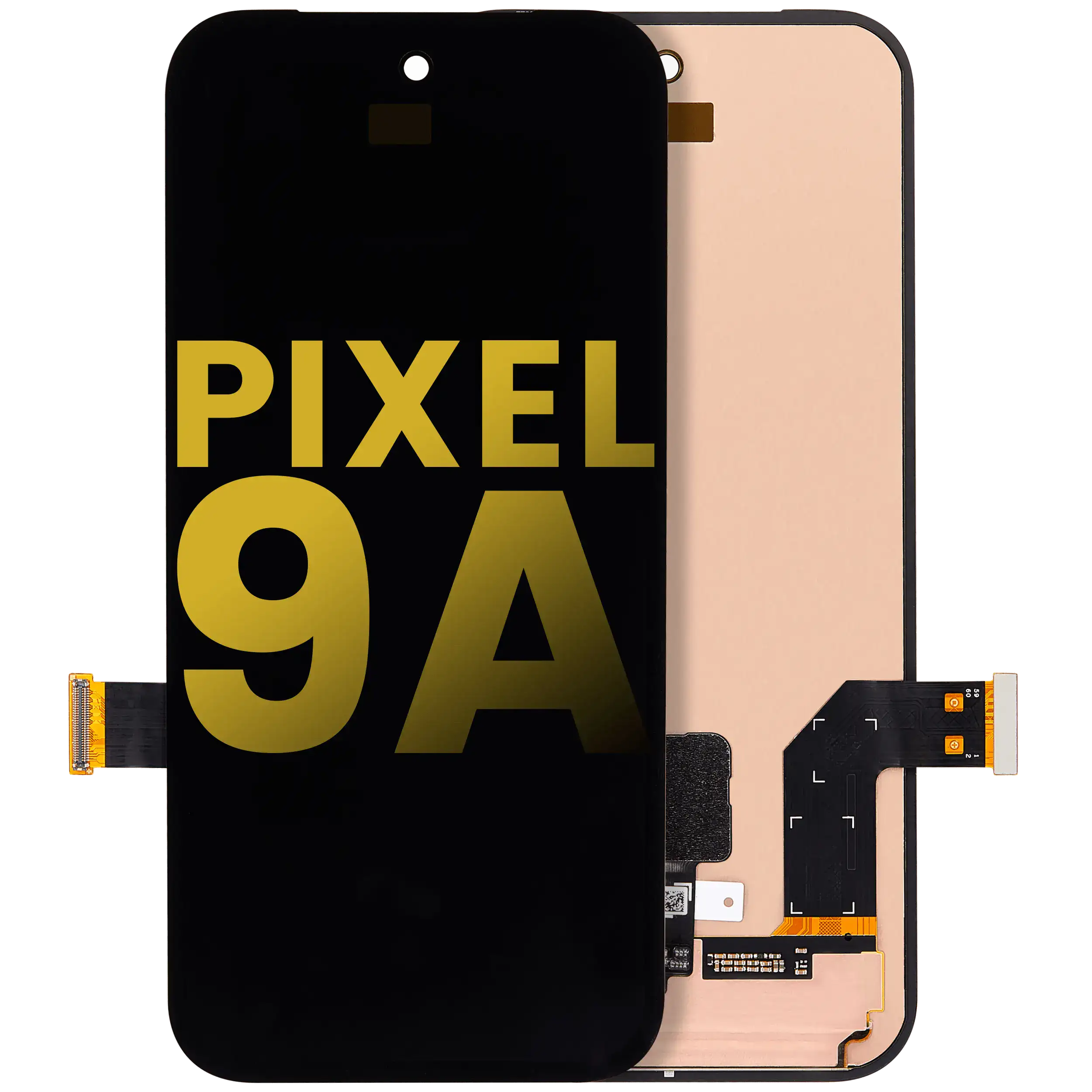 OLED Assembly Without Frame (With Fingerprint Sensor) For Google Pixel 9A (Refurbished) (All Colors)