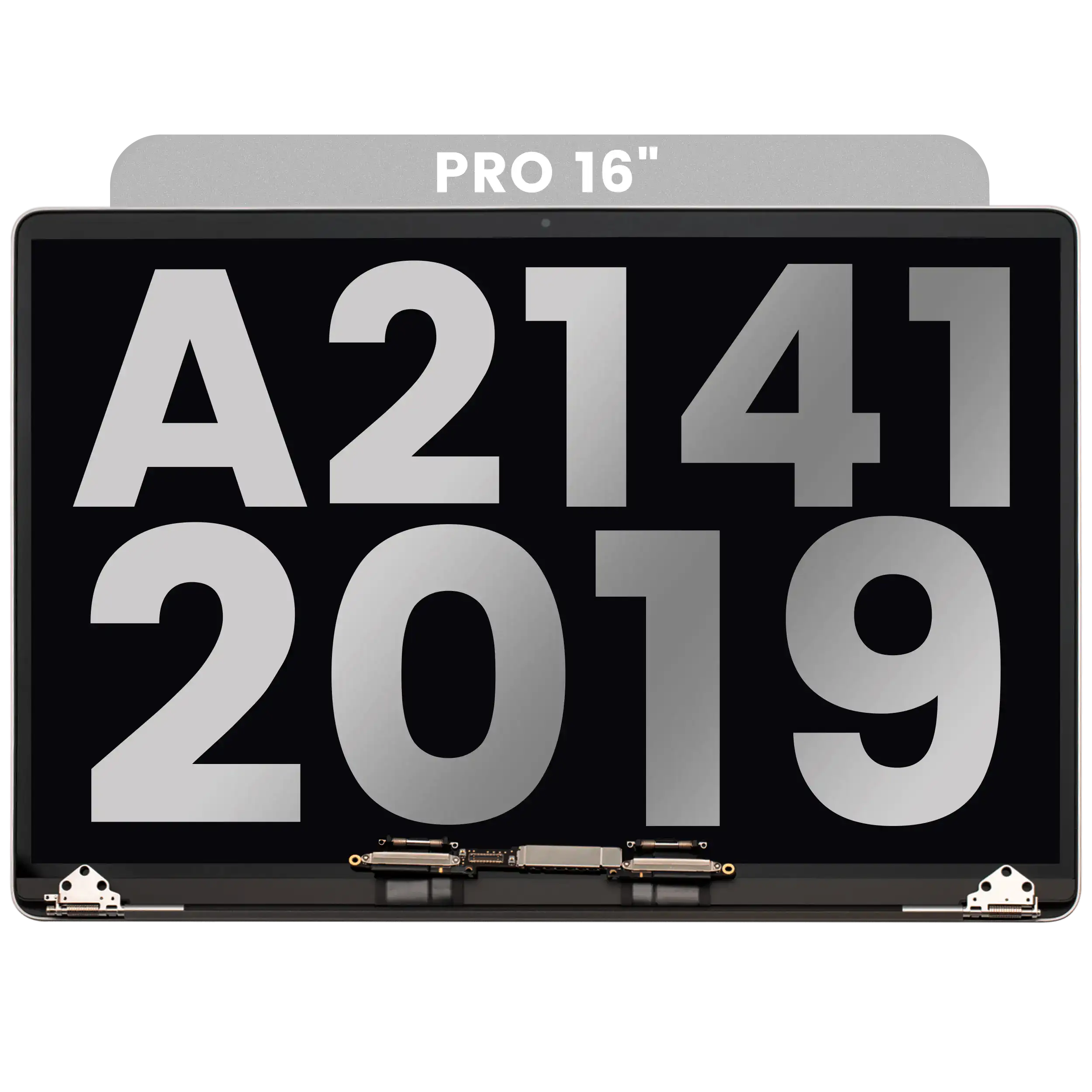 Complete LCD Display Assembly For MacBook Pro 16" A2141 (2019) (Used OEM Pull: Grade C) (Space Gray)