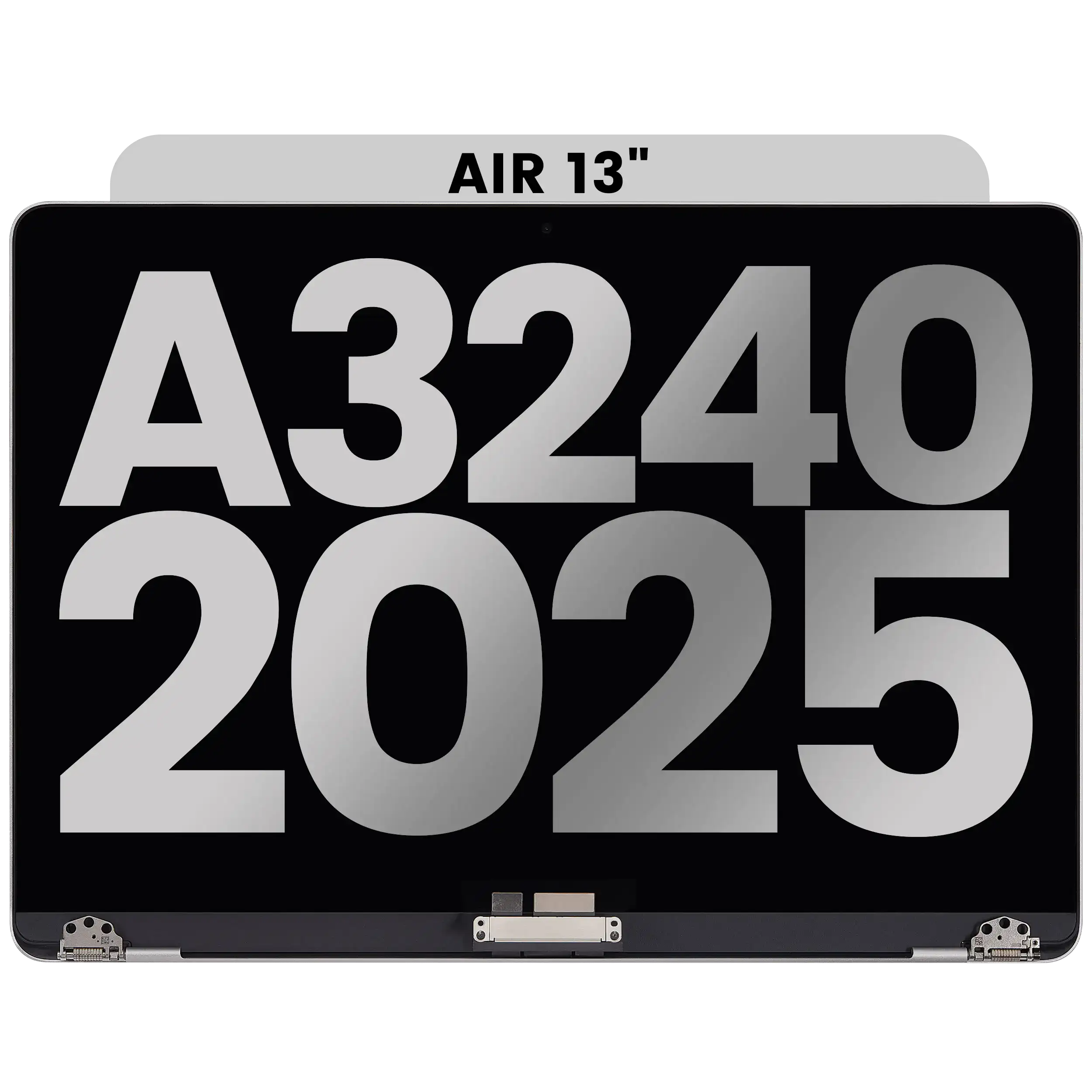 Complete LCD Display Assembly For MacBook Air 13" (A3240 /Early 2025) (Used OEM Pull: Grade A) (Starlight)