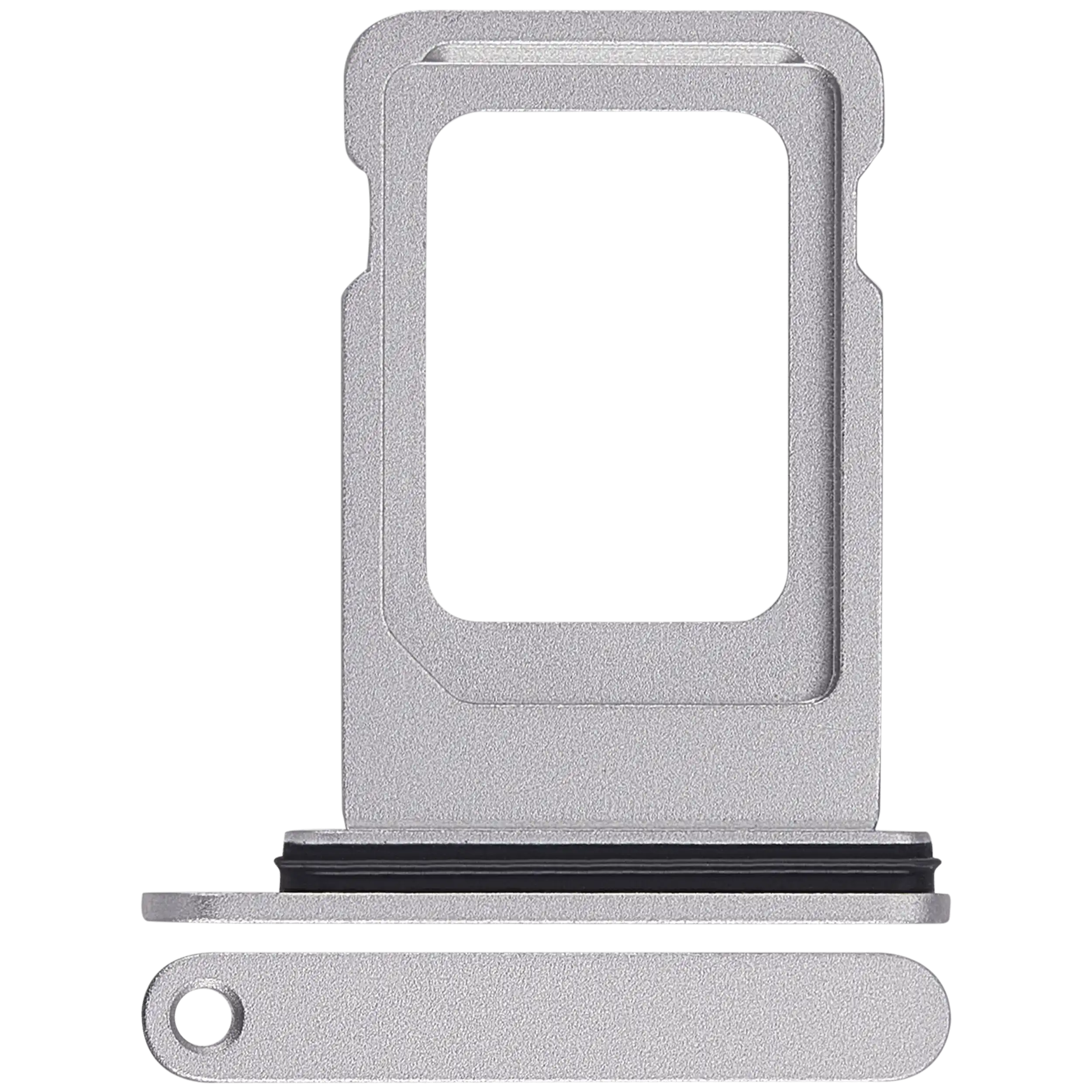 Dual Sim Card Tray Compatible For iPhone 17 Pro / 17 Pro Max (Silver)