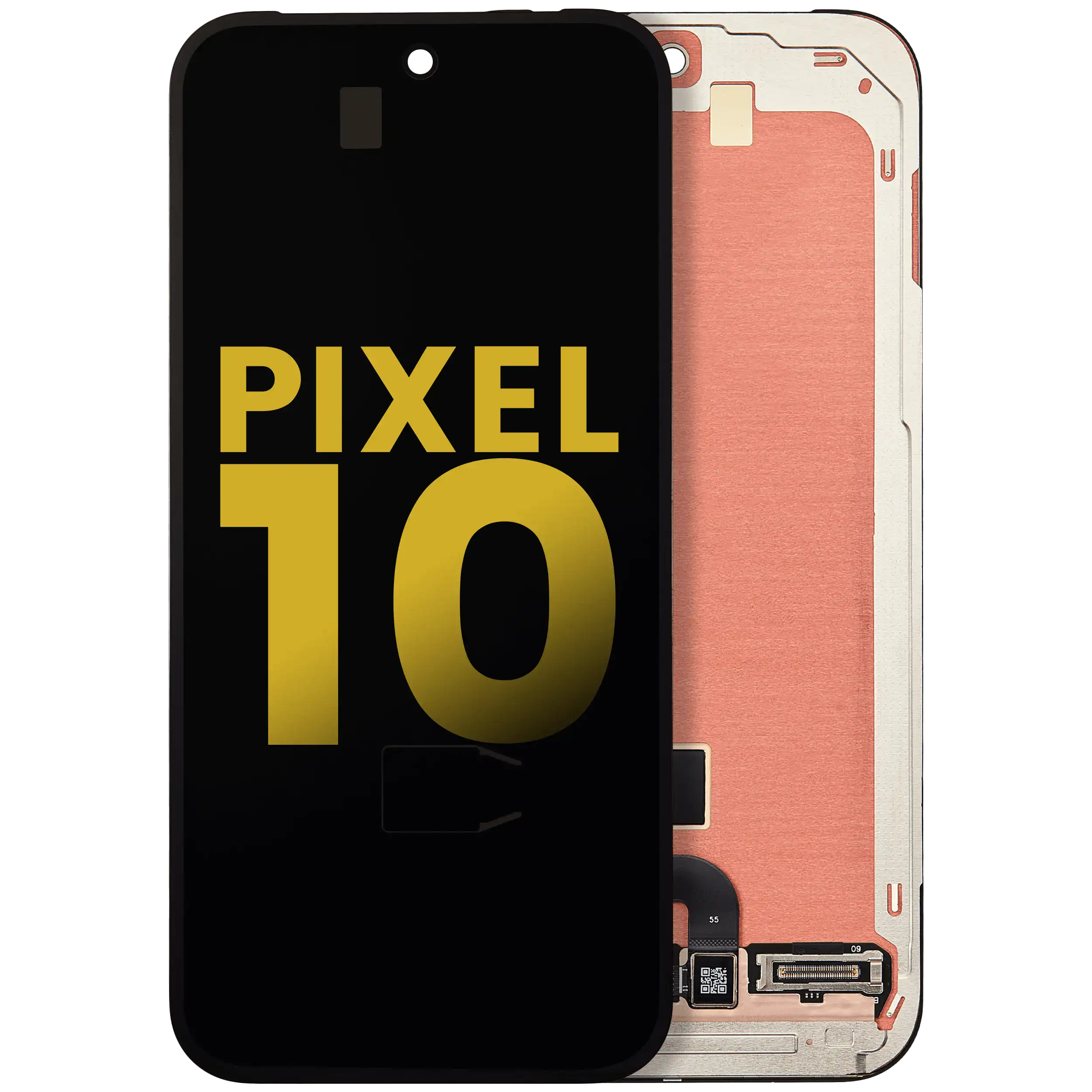 OLED Assembly With Frame (With Fingerprint Sensor) Compatible For Google Pixel 10 (Refurbished) (All Colors)