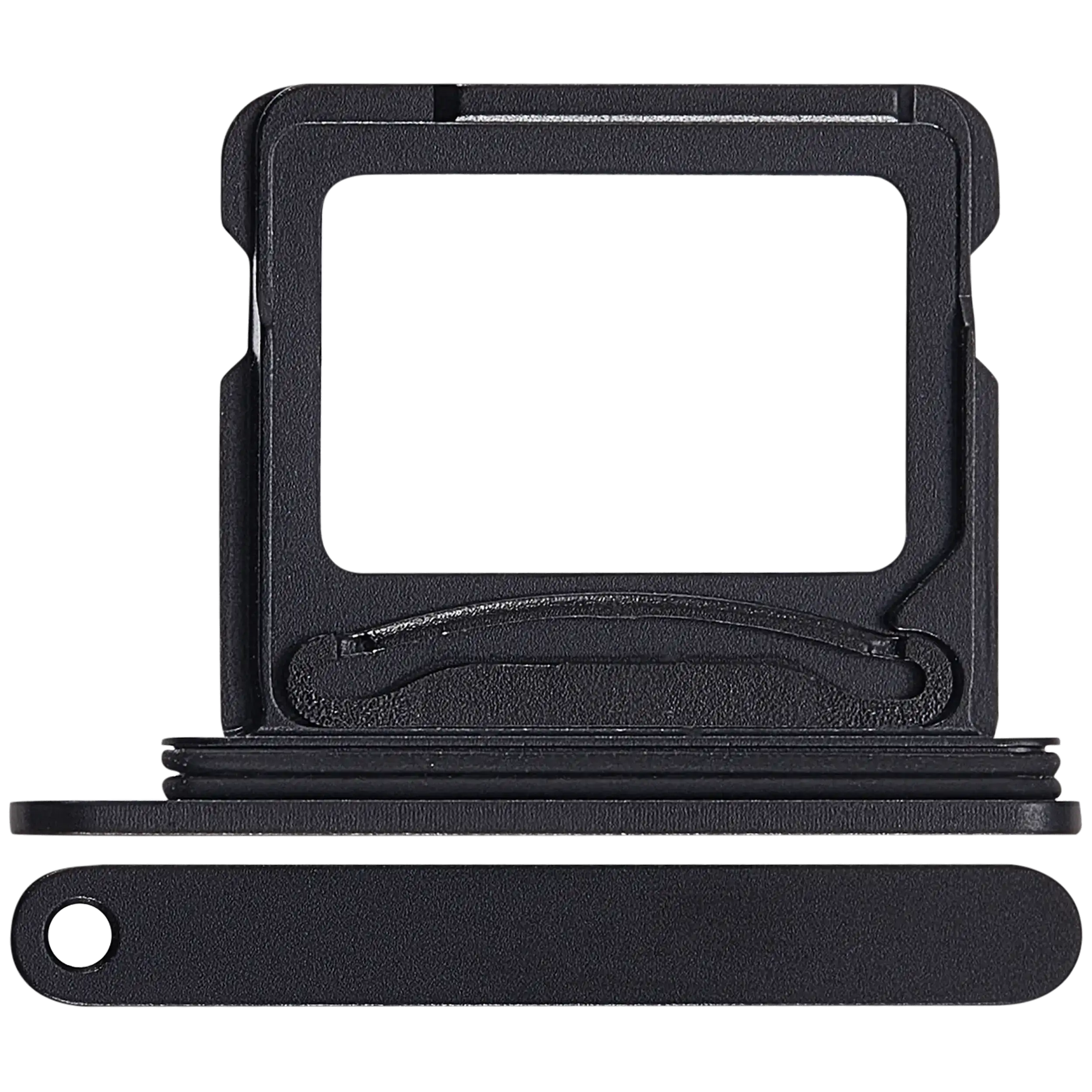 Dual Sim Card Tray Compatible For iPhone 17 (Black)