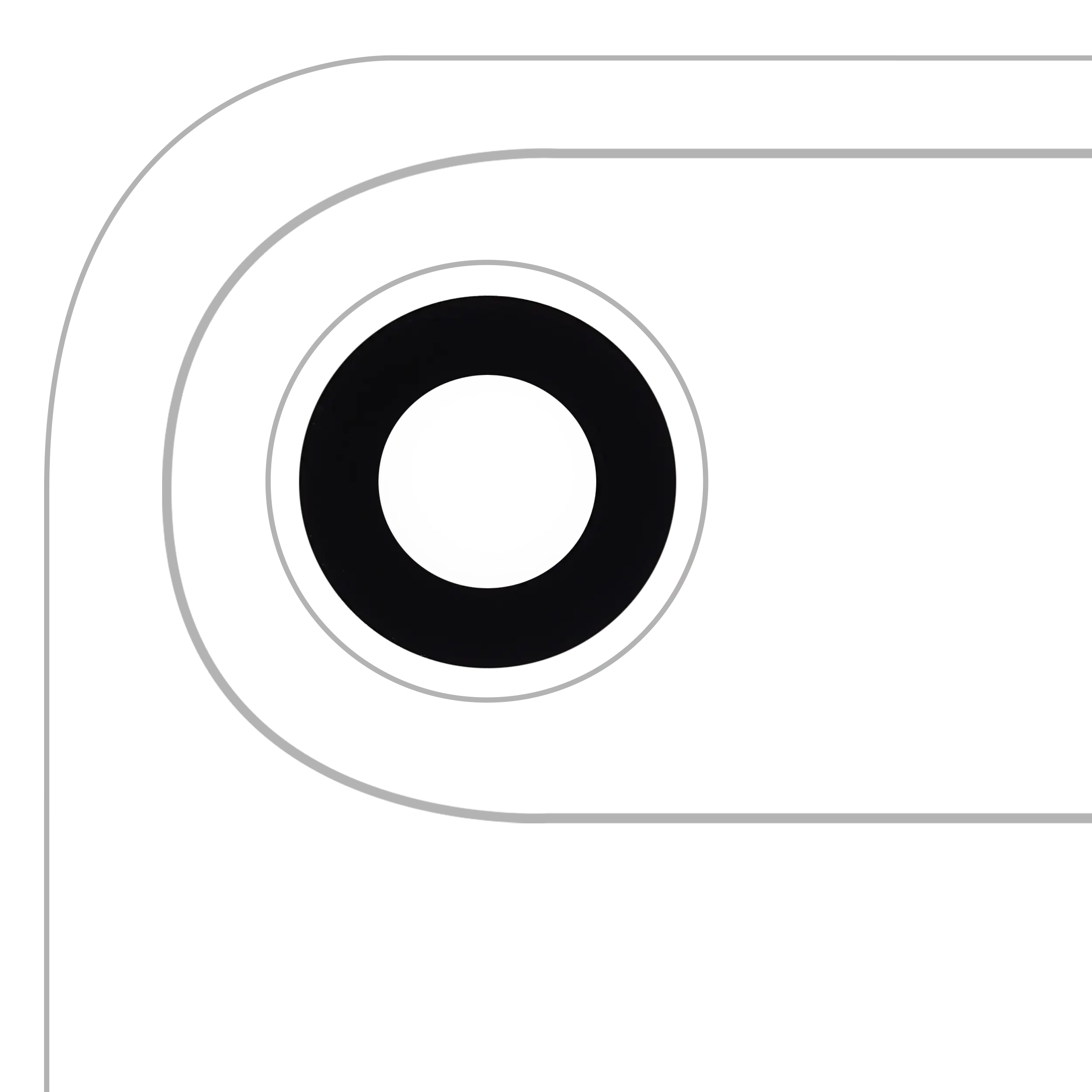 Back Camera Lens (Glass Only) With Adhesive For iPhone Air (Real Sapphire) (Premium)