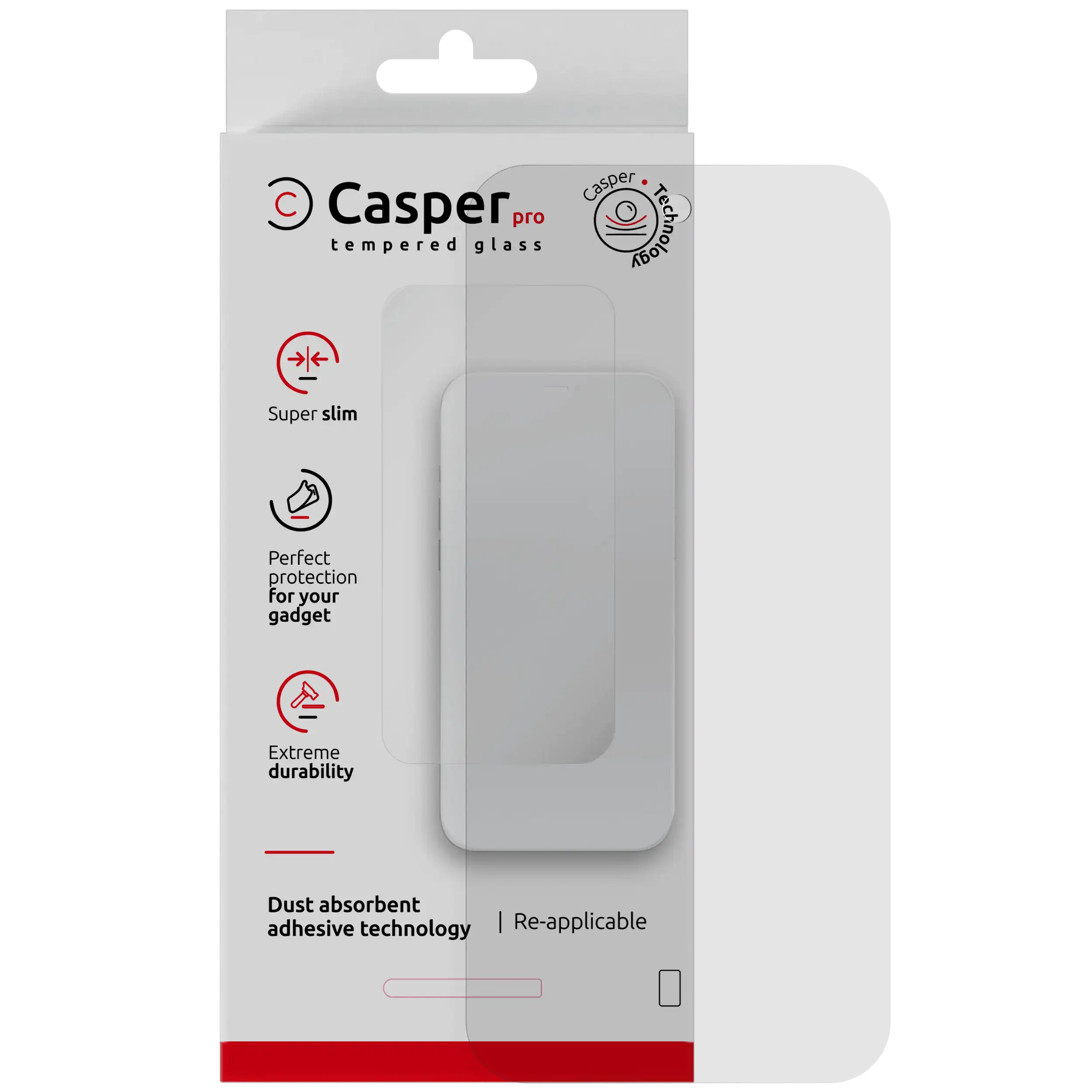 Casper Pro Tempered Glass For Google Pixel 10 / 10 Pro (Retail Pack) (Clear)