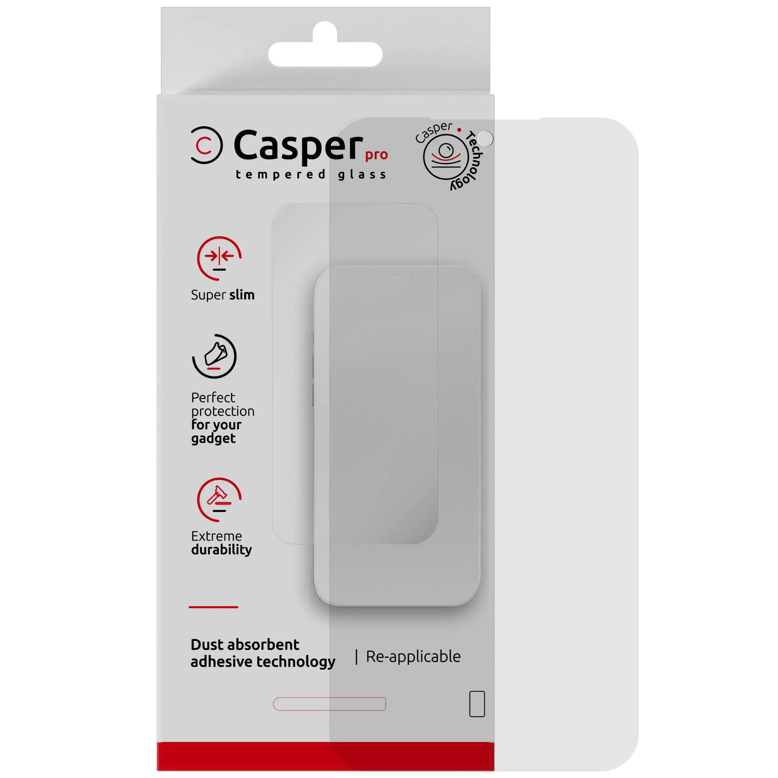 Casper Pro Tempered Glass For Samsung Galaxy S22 5G (Case Friendly) (Retail Pack)