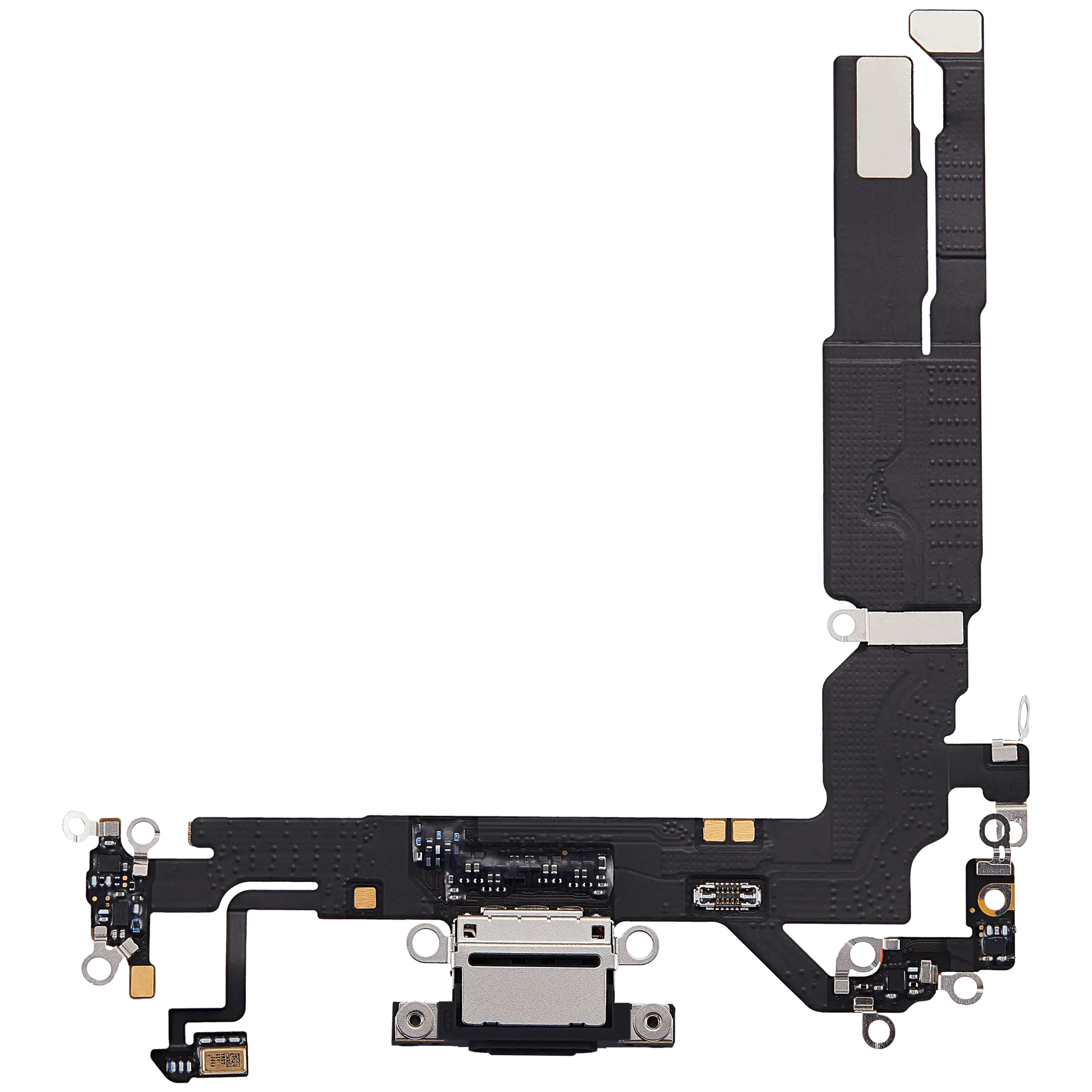 Charging Port Flex Cable Compatible For iPhone 17 (Premium) (Black)