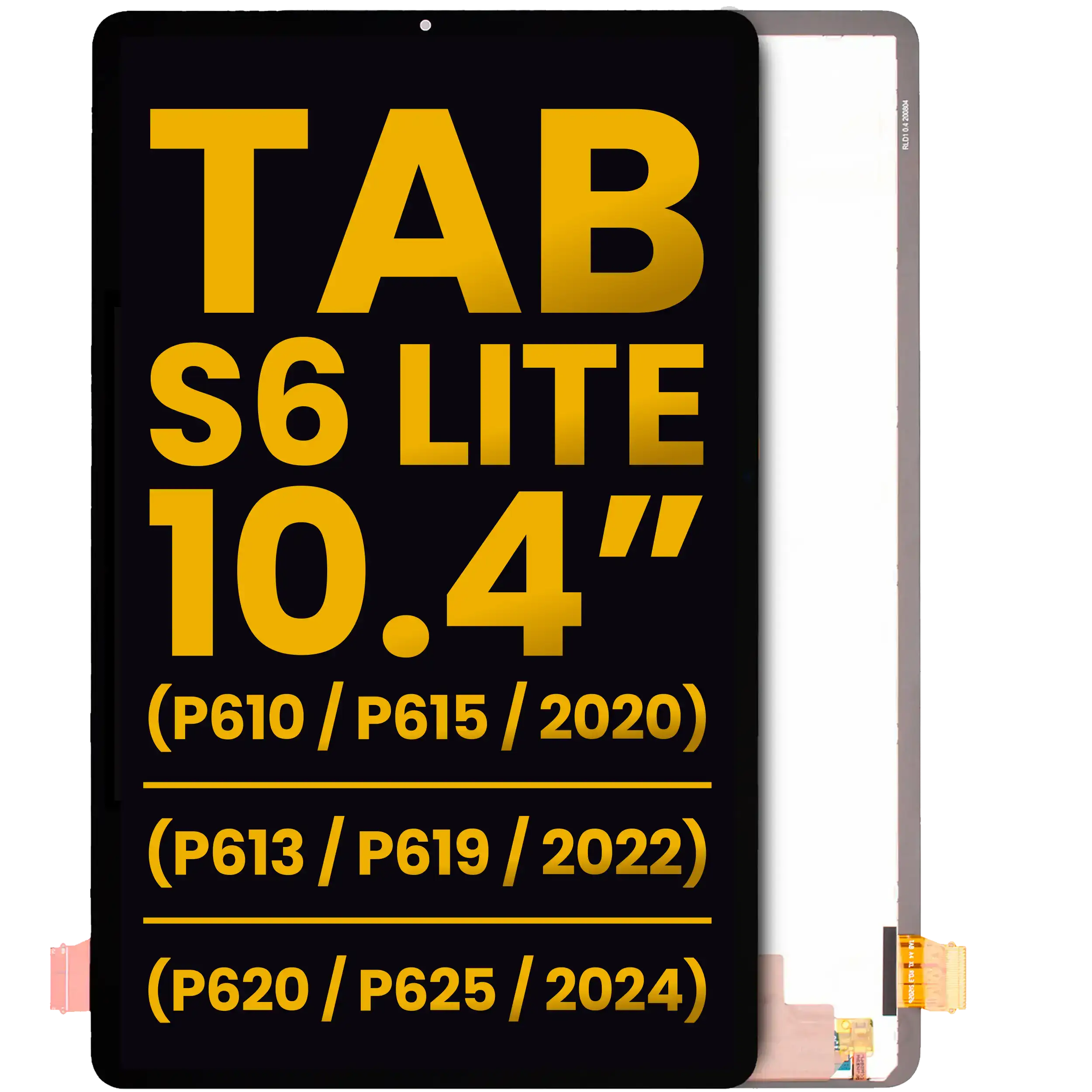 LCD Assembly Without Frame For Samsung Galaxy Tab S6 Lite 10.4"  (P610 / P615) (2020) / Tab S6 Lite  (P613 / P619) (2022) / Tab S6 Lite 10.4" (P620 / P625) (2024) (Refurbished) (All Colors)