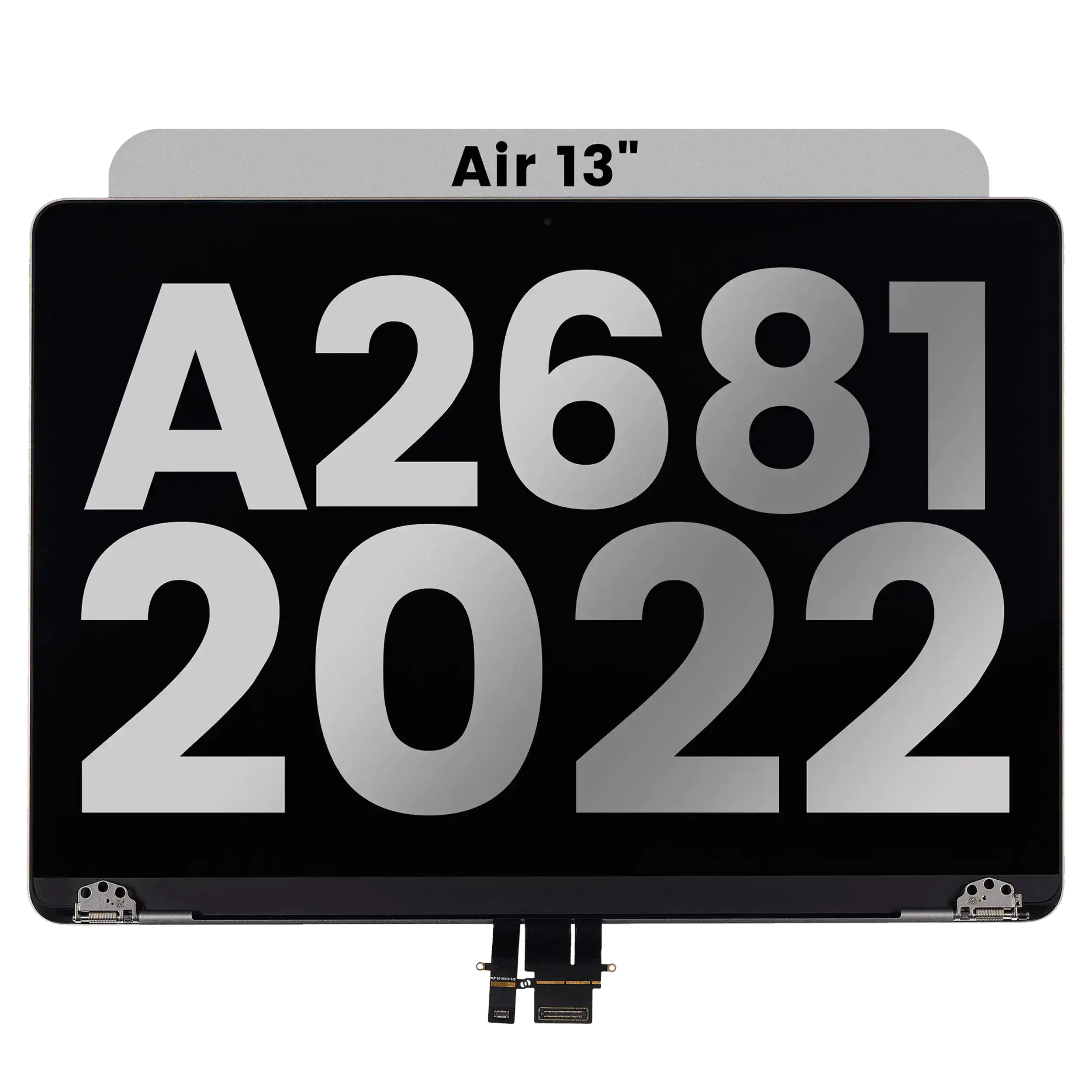 Complete LCD Display Assembly For MacBook Air 13" (A2681 / Mid 2022) (Used OEM Pull: Grade A) (Silver)