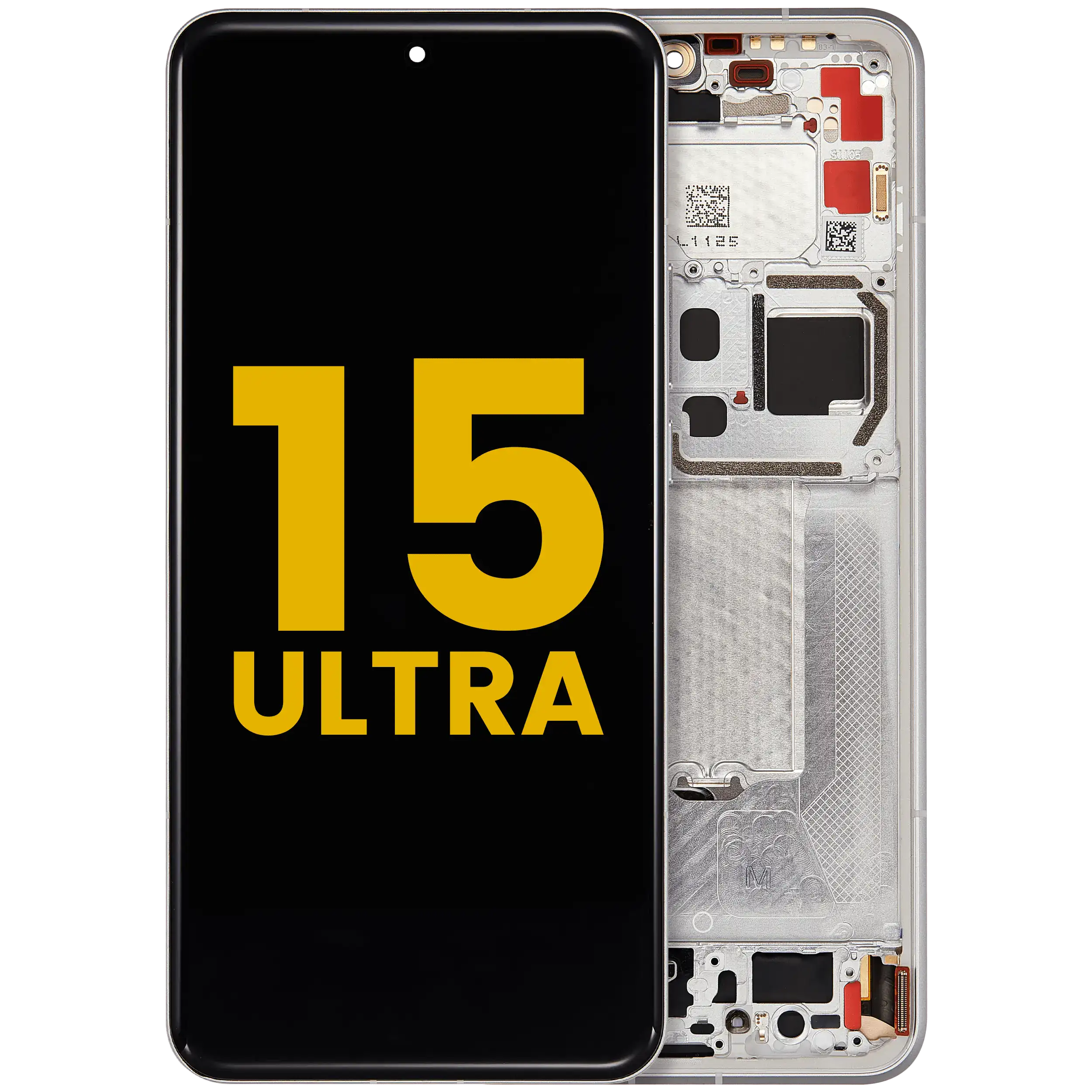 OLED Assembly With Frame For Xiaomi 15 Ultra (Refurbished) (White)