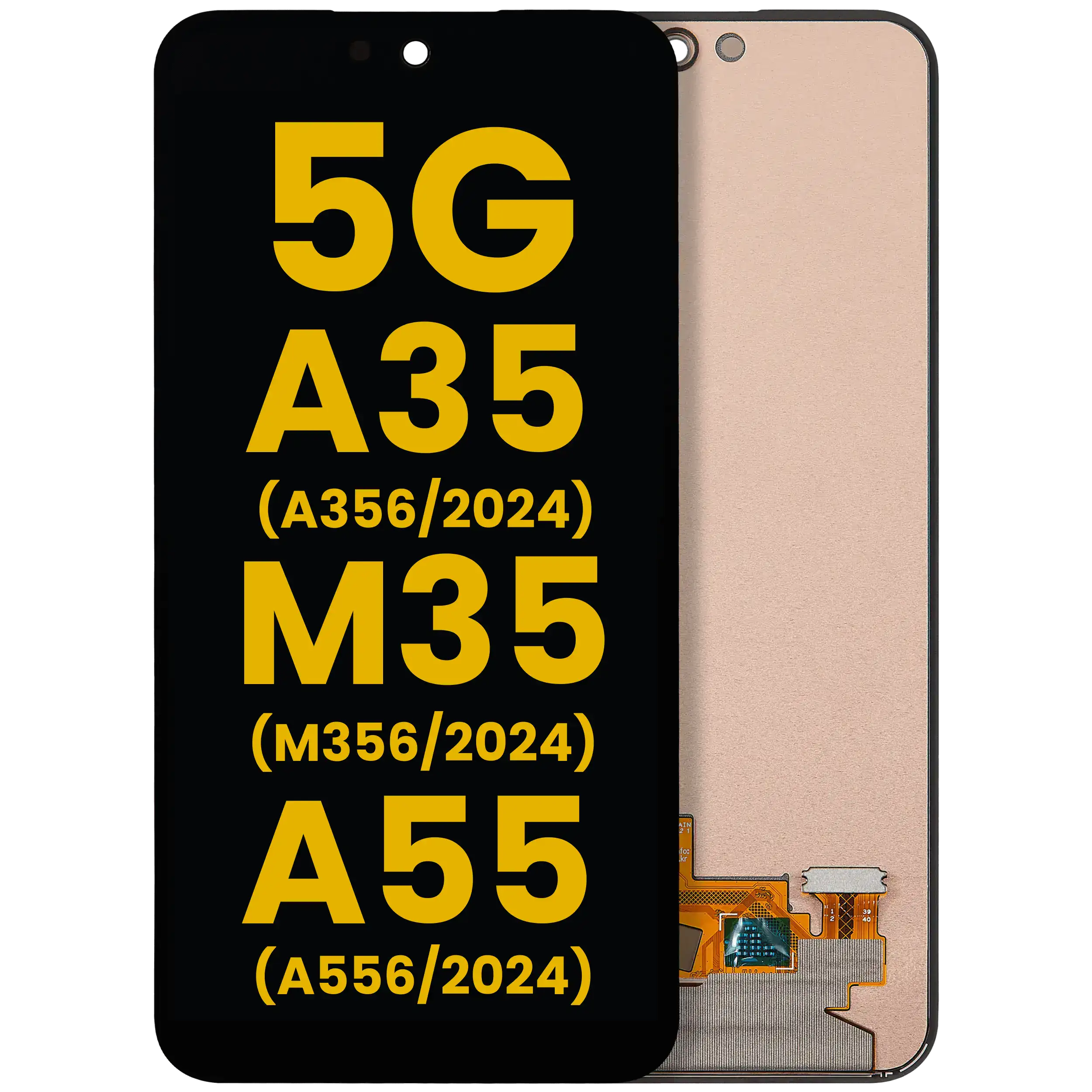 OLED Assembly Without Frame For Samsung Galaxy A35 5G (A356 / 2024) / M35 (M356 / 2024) / A55 (A556 / 2024) (Refurbished) (All Colors)