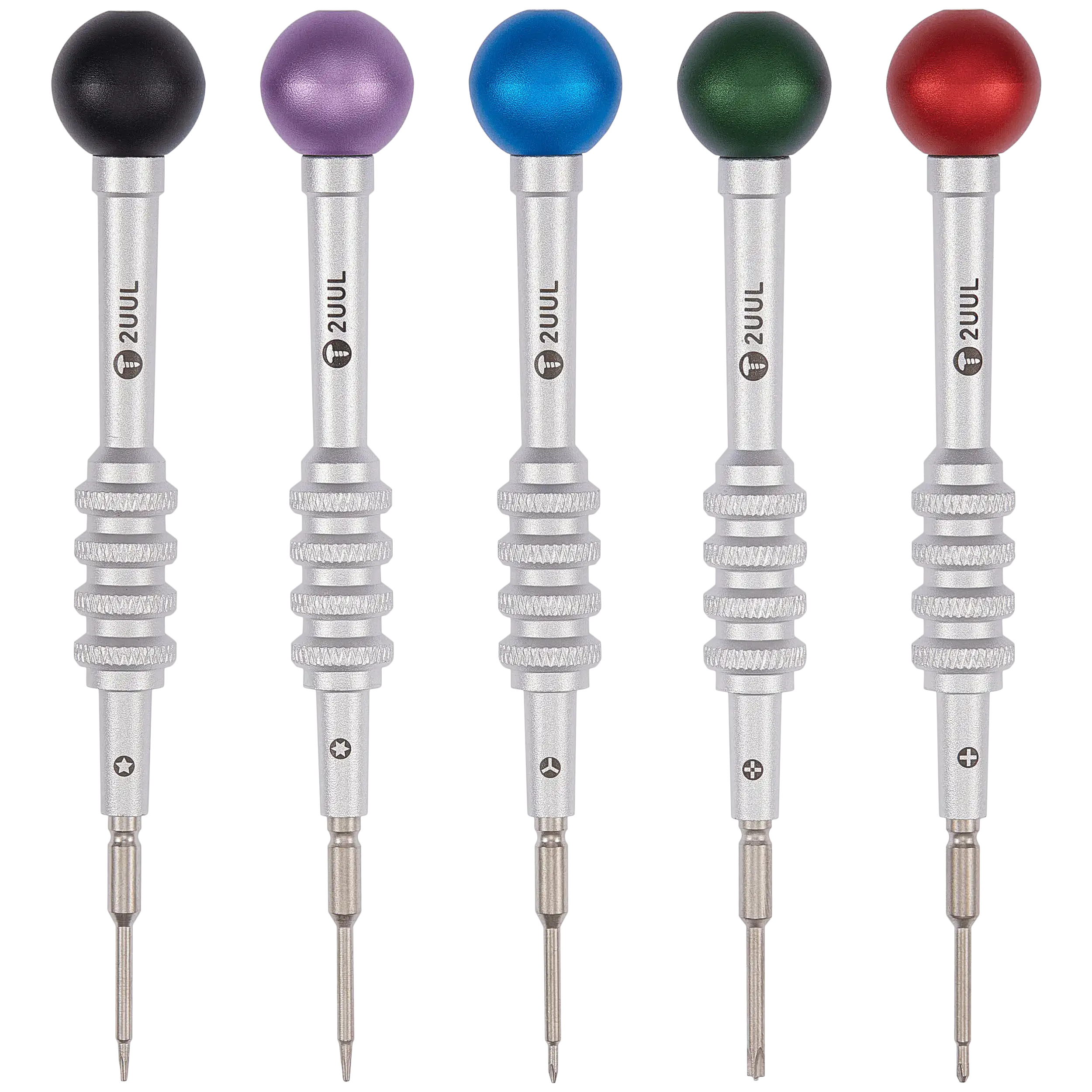 Everyday Scroo Screwdrivers Set 5 in 1 (2.5mm Convex Cross / Torx T2 / Tri-point / PH000 1.2mm / 0.8mm P2) (2UUL)