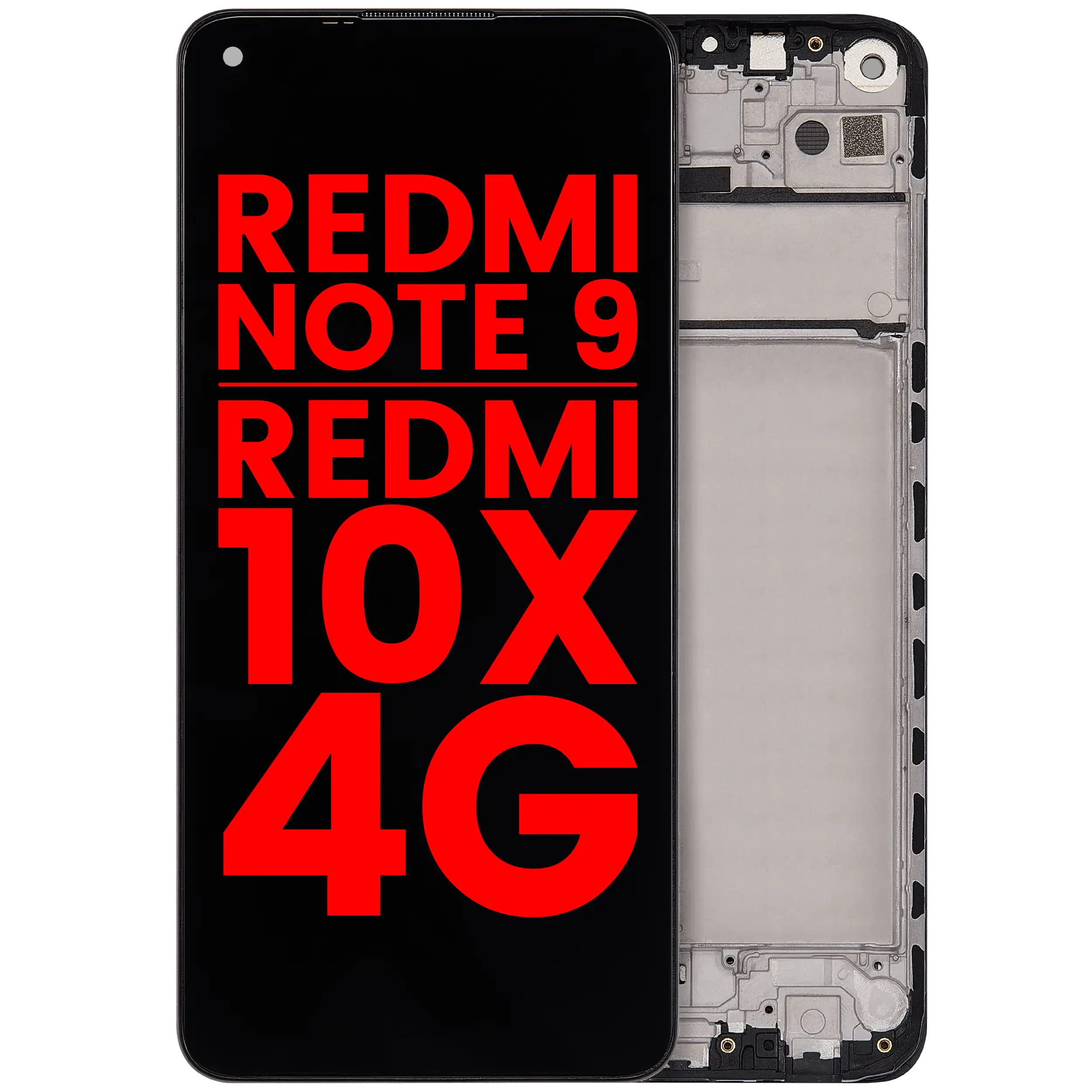 LCD Assembly With Frame For Xiaomi Redmi Note 9 / Redmi 10x 4G (Aftermarket Plus) (All Colors)