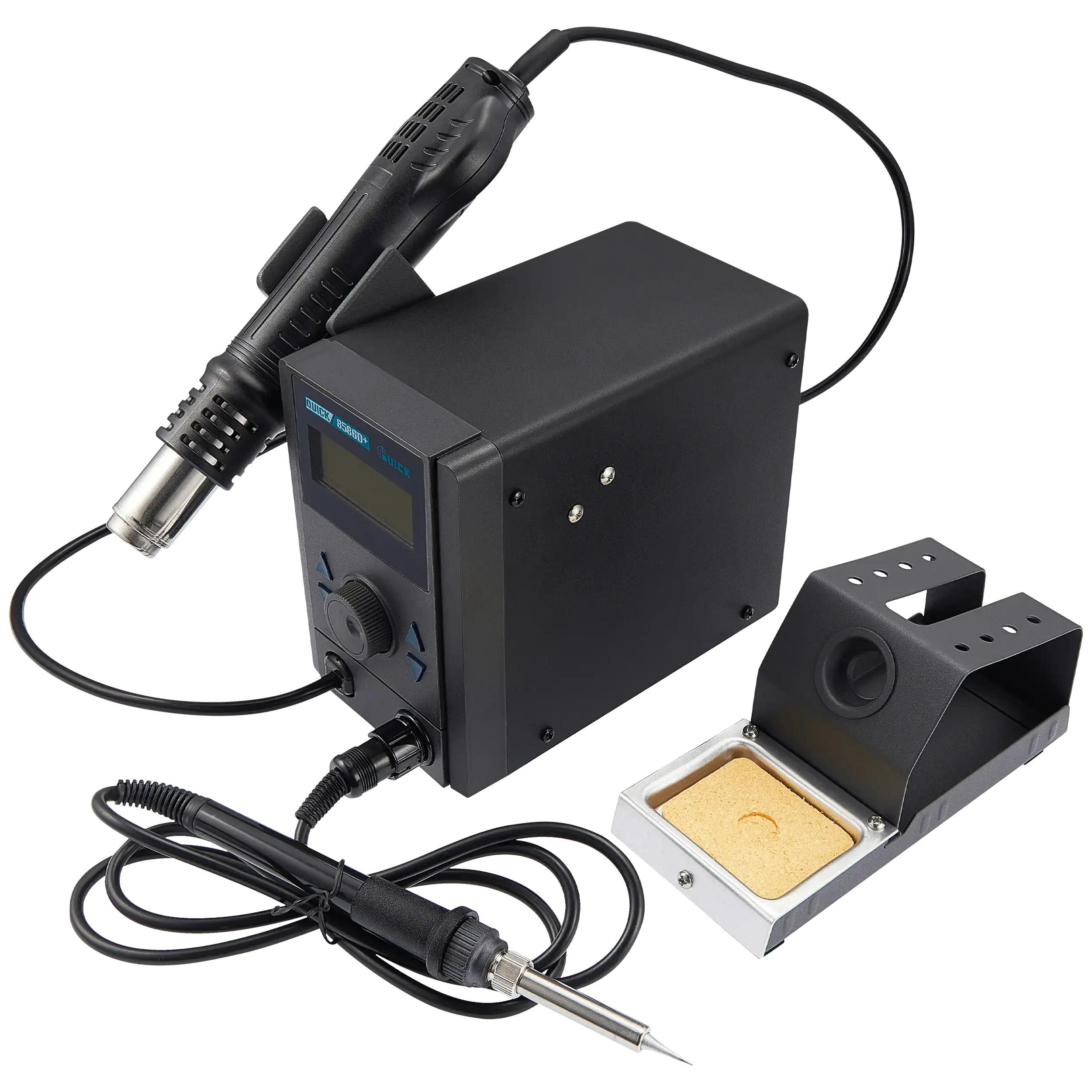 8586D 800W Solder Station 2 in 1 Hot Air Gun Lead-Free Rework Station and Soldering Iron (Quick)