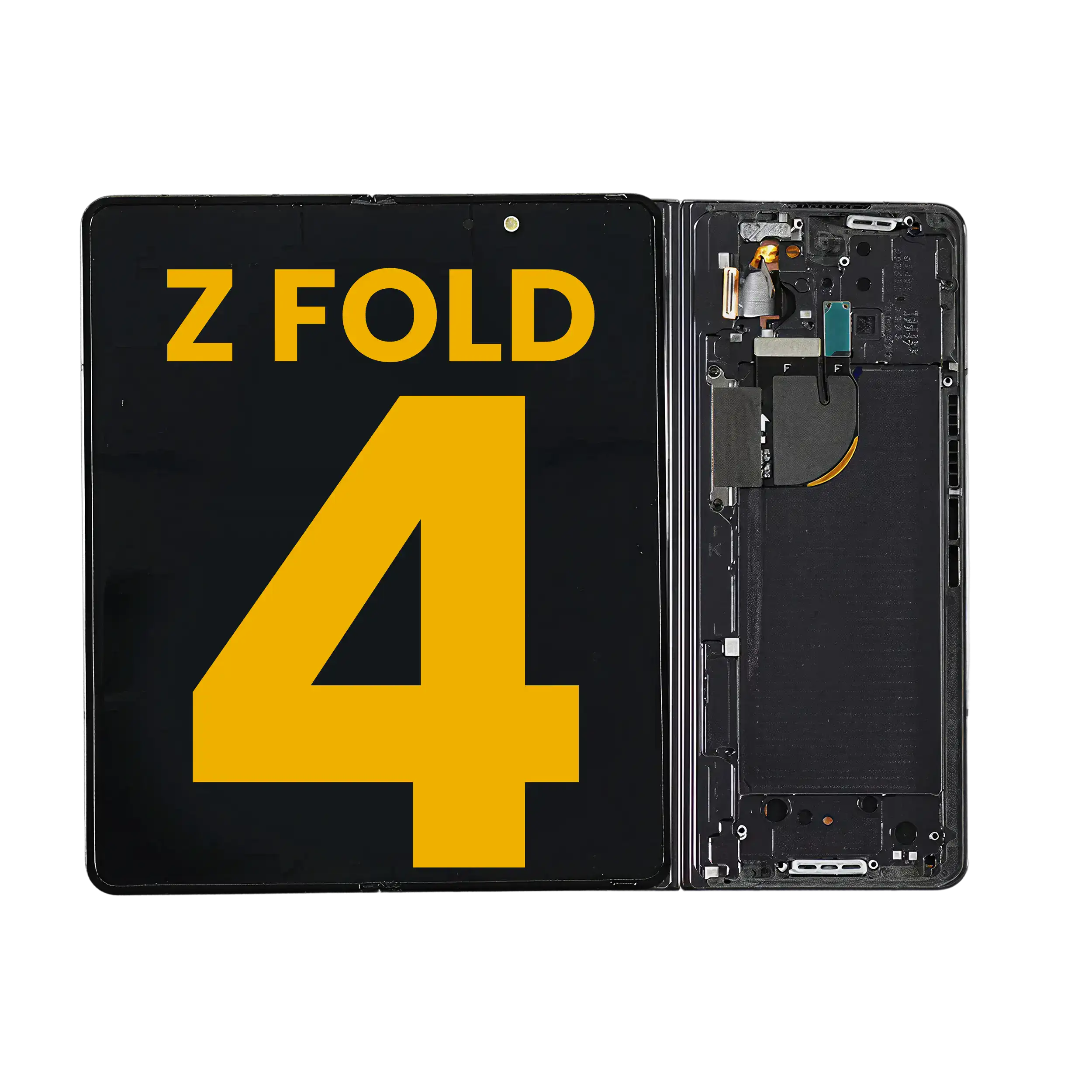 Inner OLED Assembly With Frame For Samsung Galaxy Z Fold 4 5G (US & International) (Refurbished) (Graygreen)