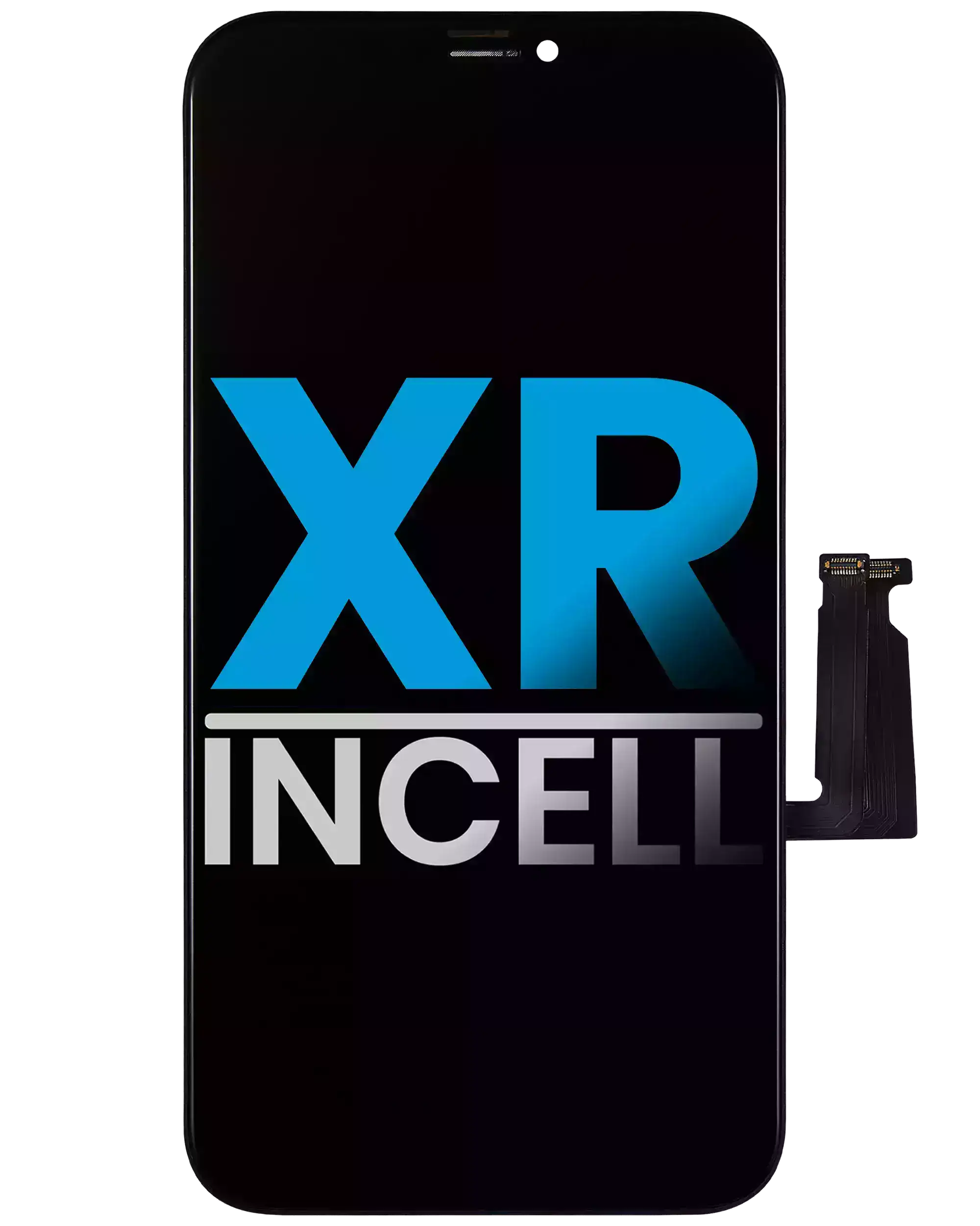 LCD Assembly With Steel Plate Pre-Installed For iPhone XR (Aftermarket: AQ7 / Incell)