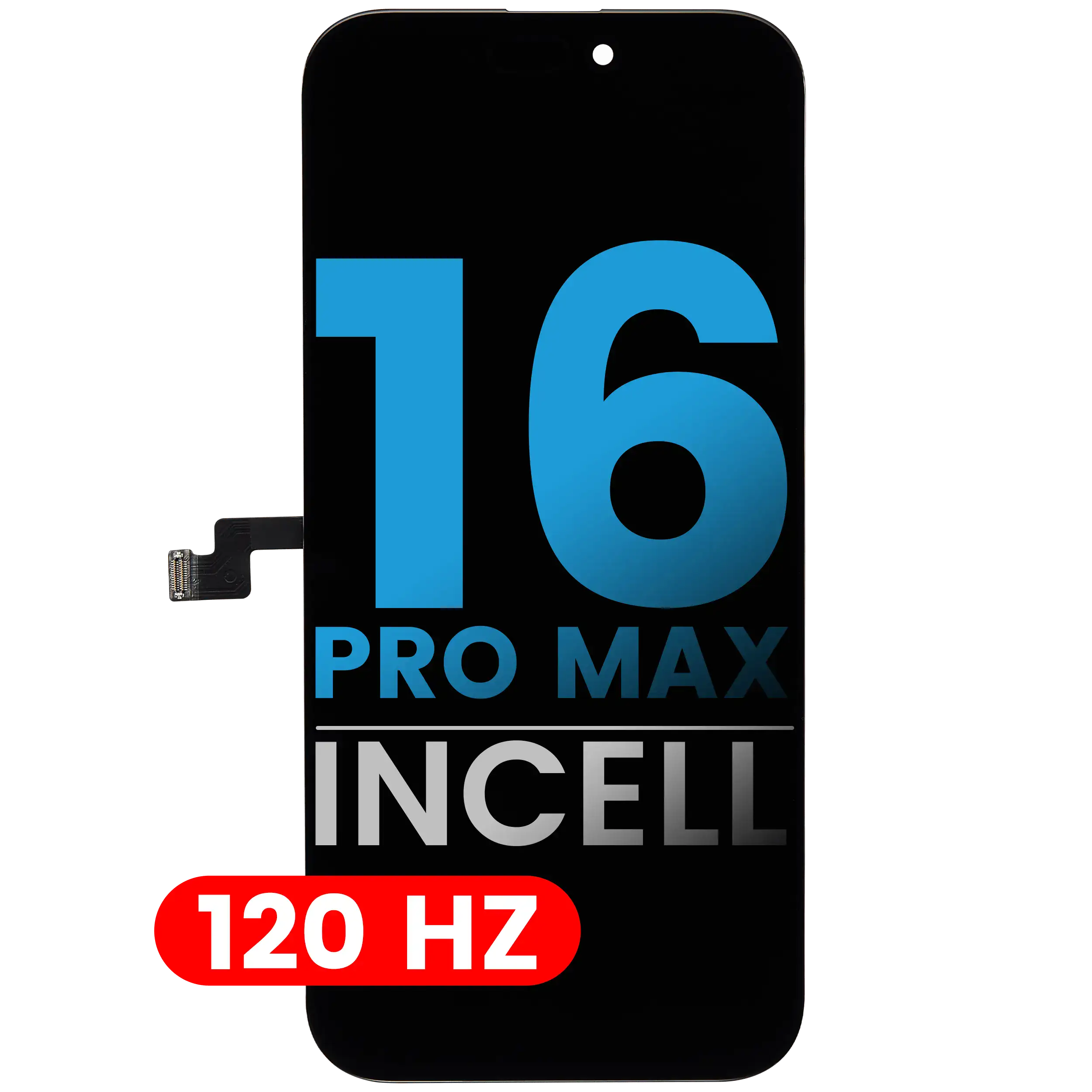 LCD Assembly For iPhone 16 Pro Max (Aftermarket: AQ7 / Incell) (120HZ)