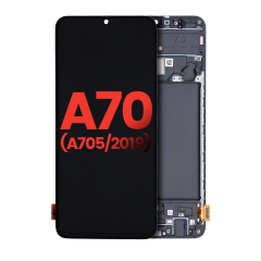 OLED Assembly With Frame For Samsung Galaxy A70 (A705 / 2019) (6.67") (Aftermarket Plus) (All Colors)