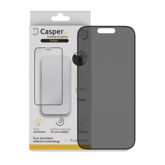 Casper Pro Edge Tempered Glass For iPhone 15 / 16 (Retail Pack) (Privacy)