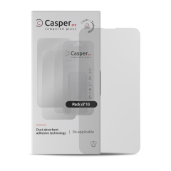 Casper Pro Tempered Glass For iPhone 15 / 16 (10 Pack) (Matte)